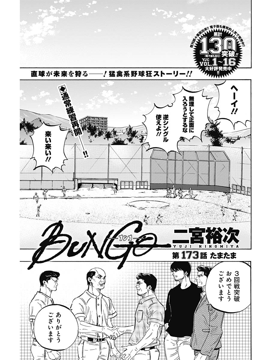 BUNGO-ブンゴ- 第173話 - Page 1