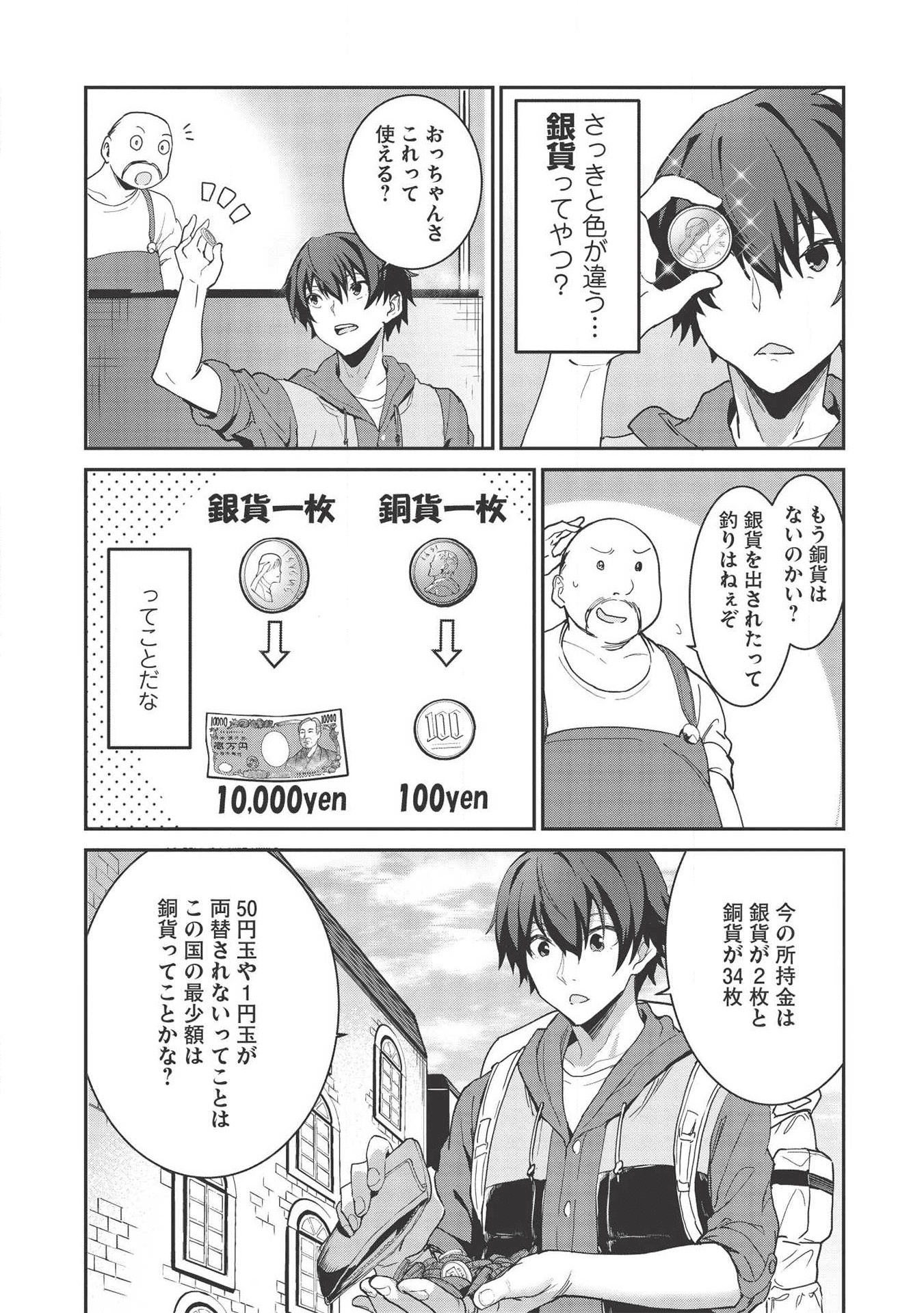 いつでも自宅に帰れる俺は、異世界で行商人をはじめました 第1話 - Page 24