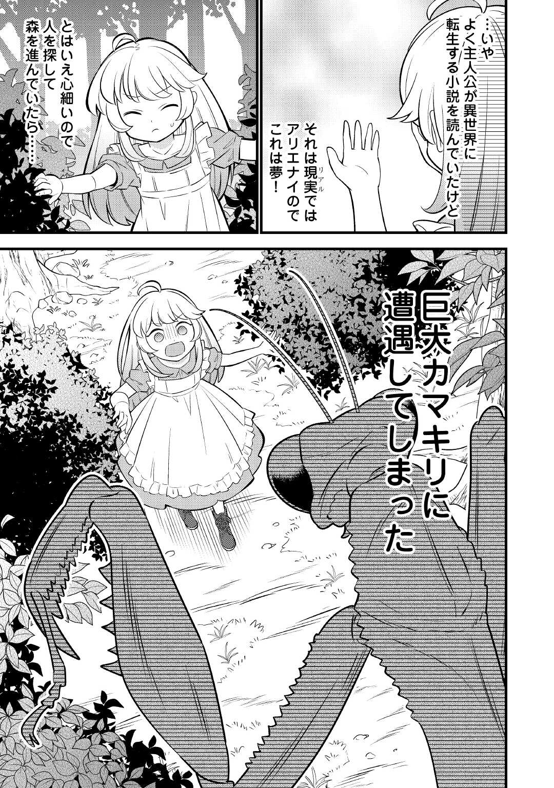 転生幼女はお詫びチートで異世界ごーいんぐまいうぇい 第1話 - Page 3