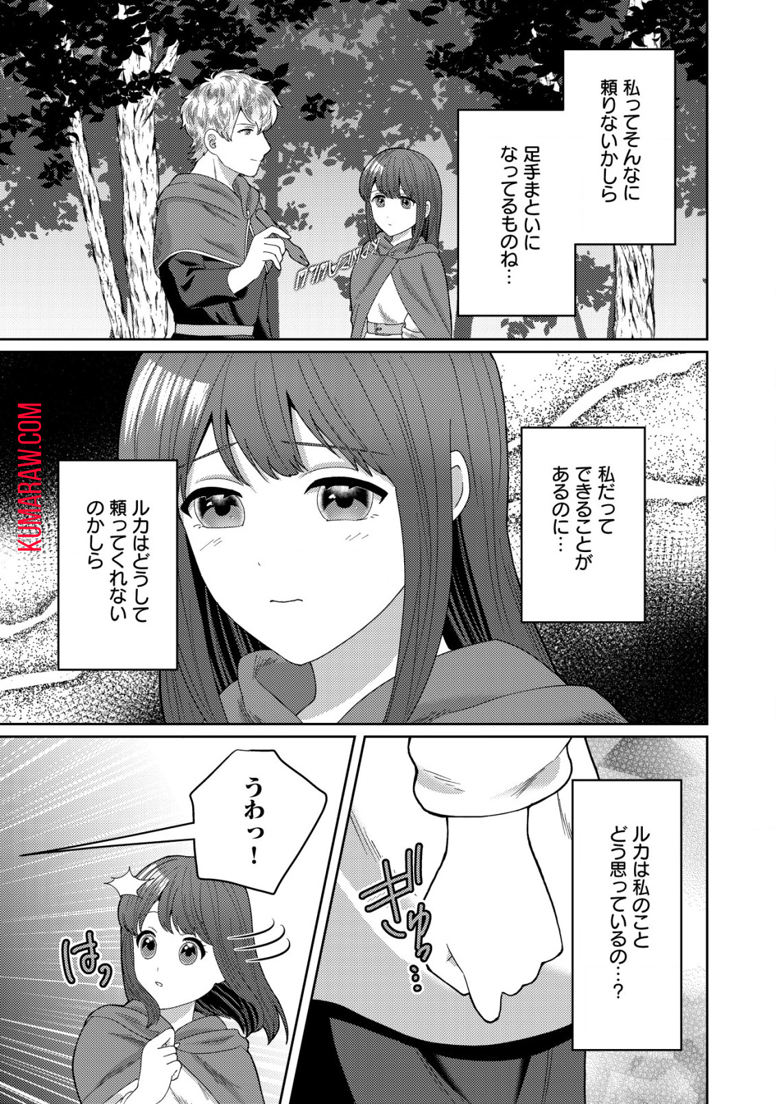 雑草聖女の逃亡～隣国の魔術師と偽夫婦になって亡命します～ 第5.2話 - Page 4