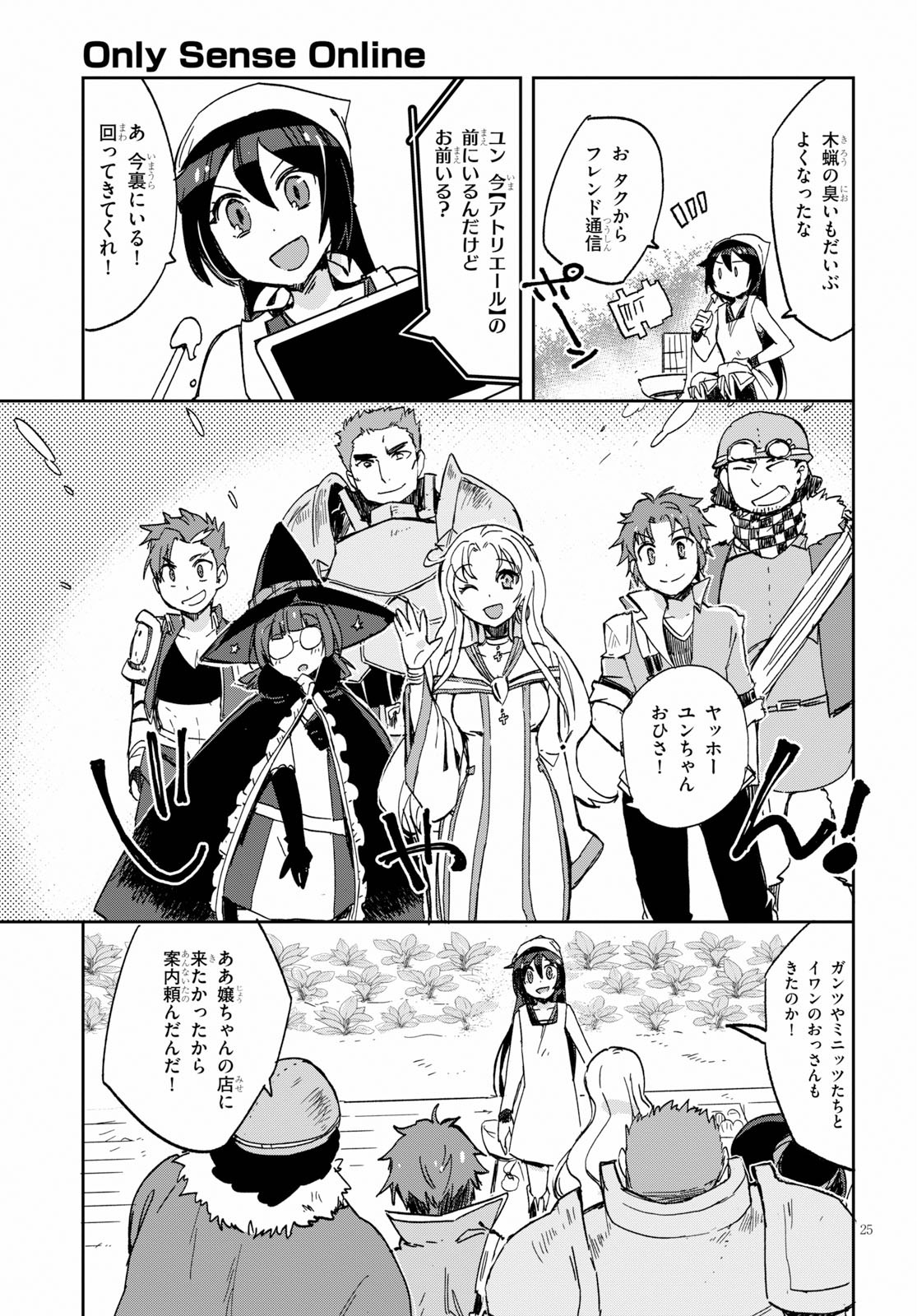 オンリーセンス・オンライン 第63話 - Page 25