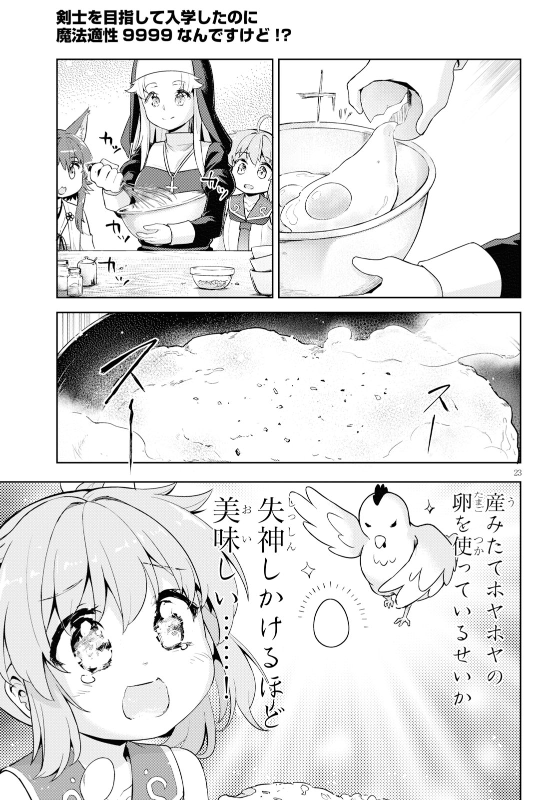 剣士を目指して入学したのに魔法適性９９９９なんですけど！？ 第25話 - Page 25