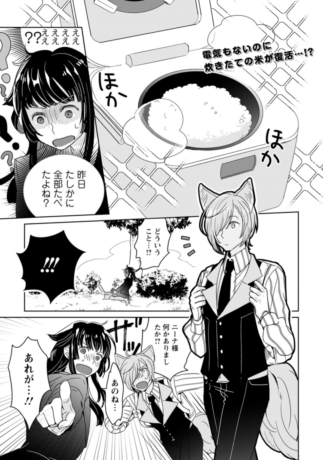 聖女じゃないと追放されたので、もふもふ従者(聖獣)とおにぎりを握る 第2.1話 - Page 11