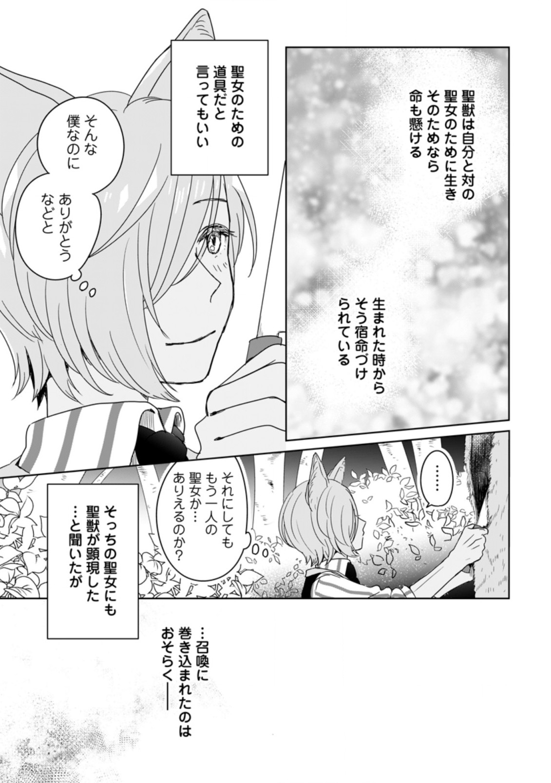 聖女じゃないと追放されたので、もふもふ従者(聖獣)とおにぎりを握る 第3.1話 - Page 11