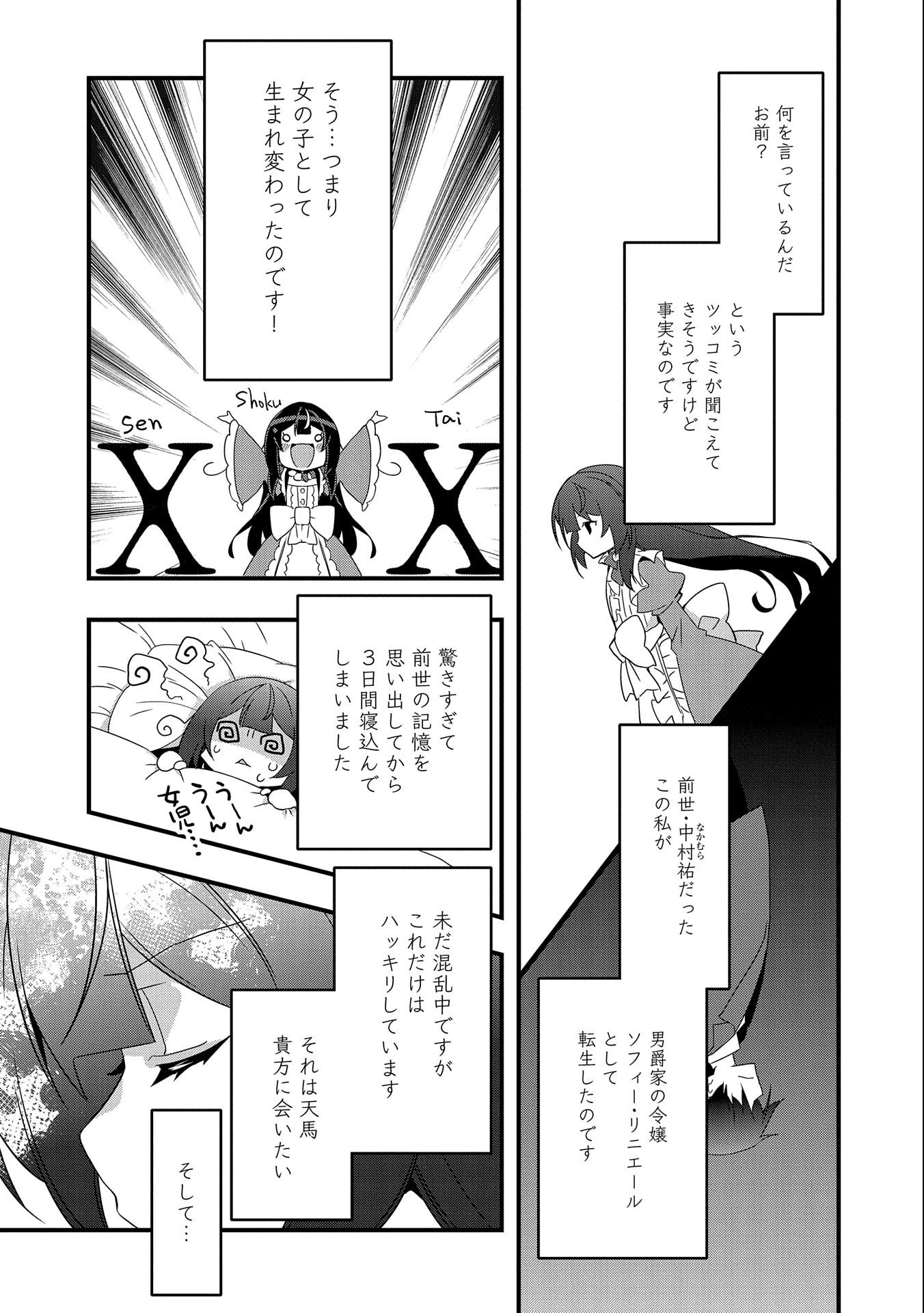 転生前は男だったので逆ハーレムはお断りしております 第1話 - Page 13