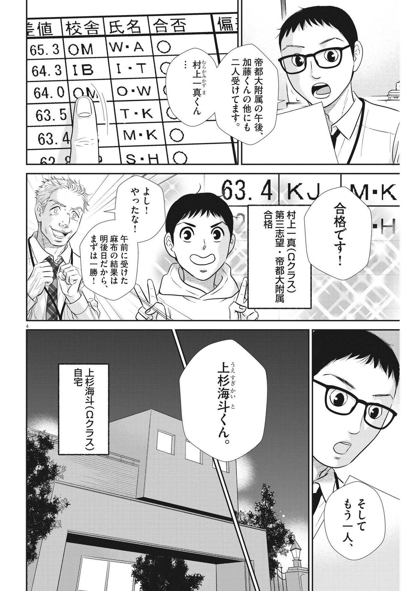 二月の勝者-絶対合格の教室- 第146話 - Page 4