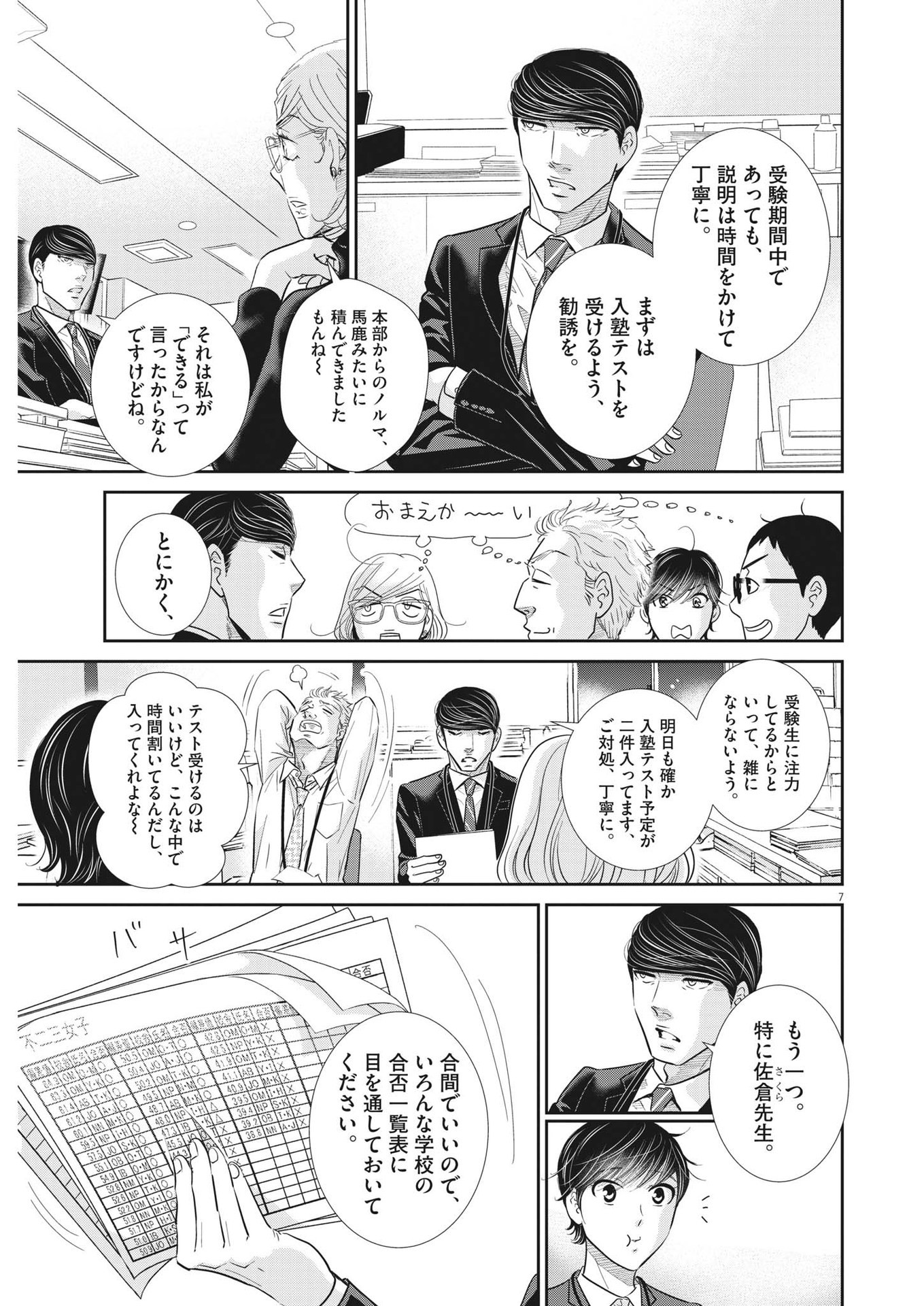 二月の勝者-絶対合格の教室- 第153話 - Page 7