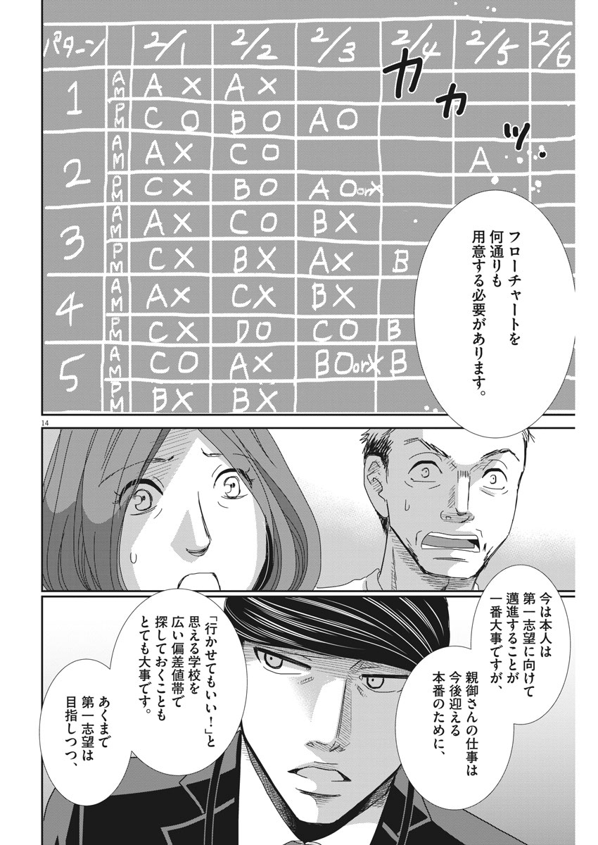 二月の勝者-絶対合格の教室- 第43話 - Page 14