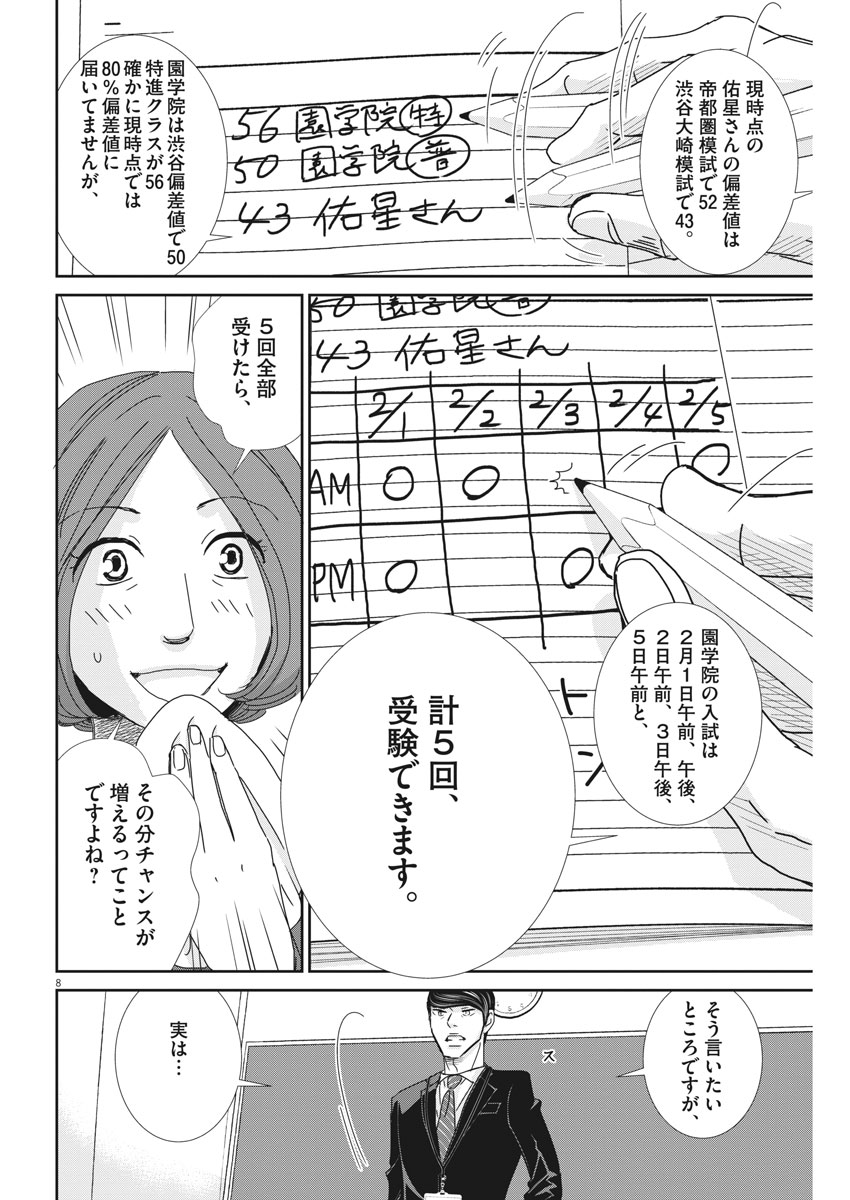 二月の勝者-絶対合格の教室- 第43話 - Page 8