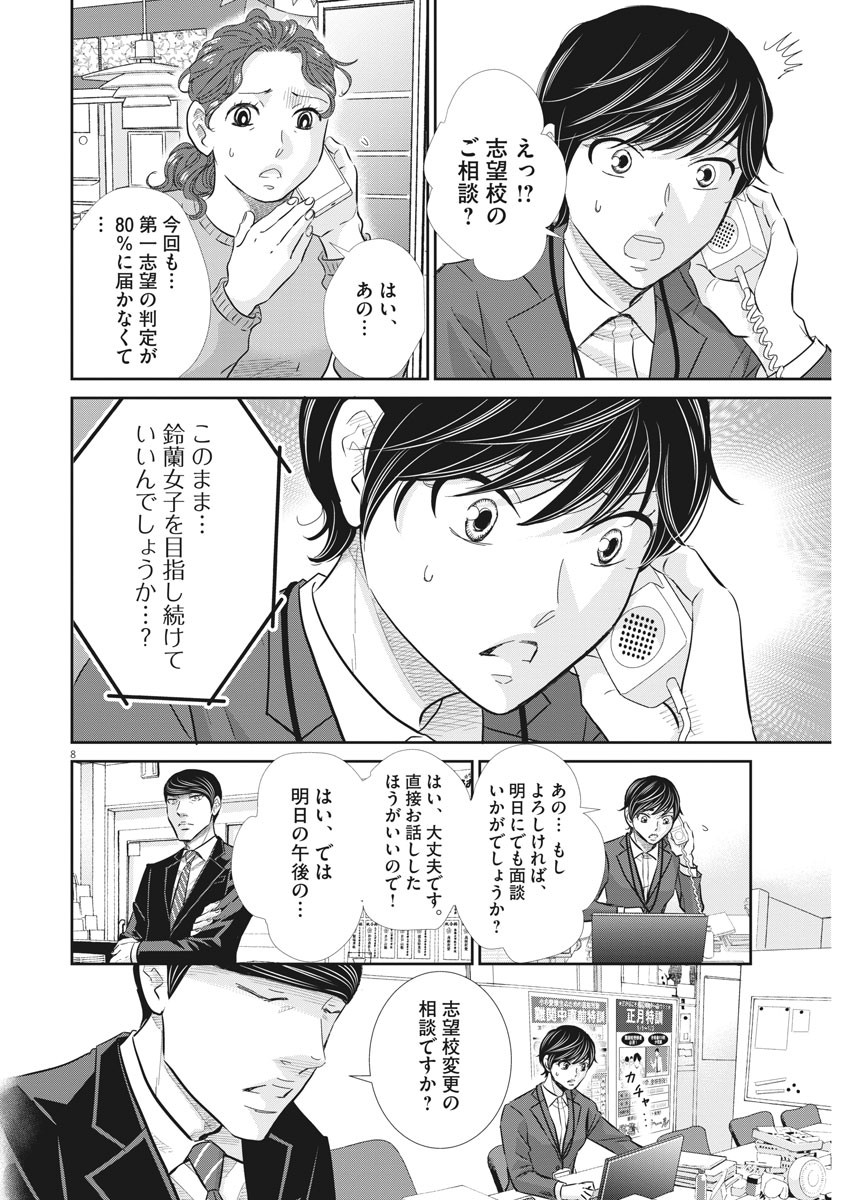 二月の勝者-絶対合格の教室- 第85話 - Page 8