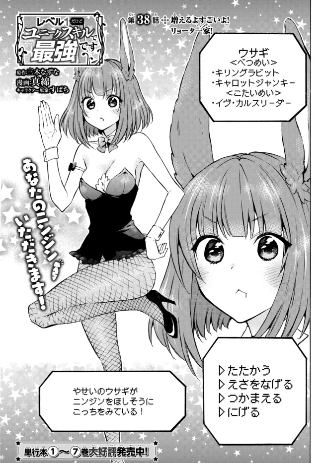 レベル1だけどユニークスキルで最強です 第38.1話 - Page 1