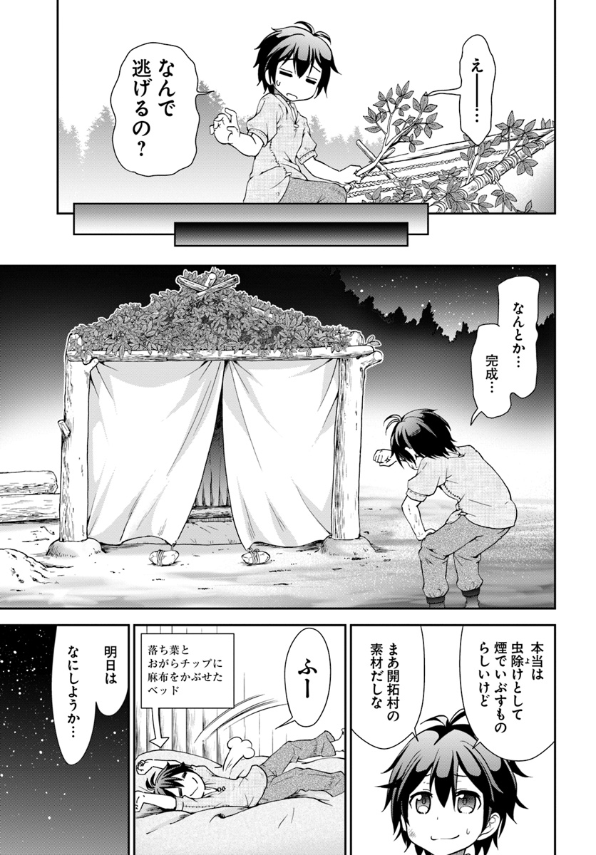 てのひら開拓村で異世界建国記 ～増えてく嫁たちとのんびり無人島ライフ～ 第3話 - Page 19