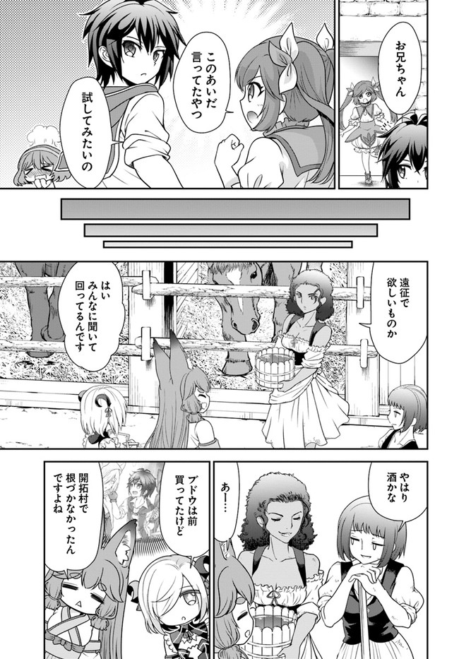 てのひら開拓村で異世界建国記 ～増えてく嫁たちとのんびり無人島ライフ～ 第37話 - Page 17