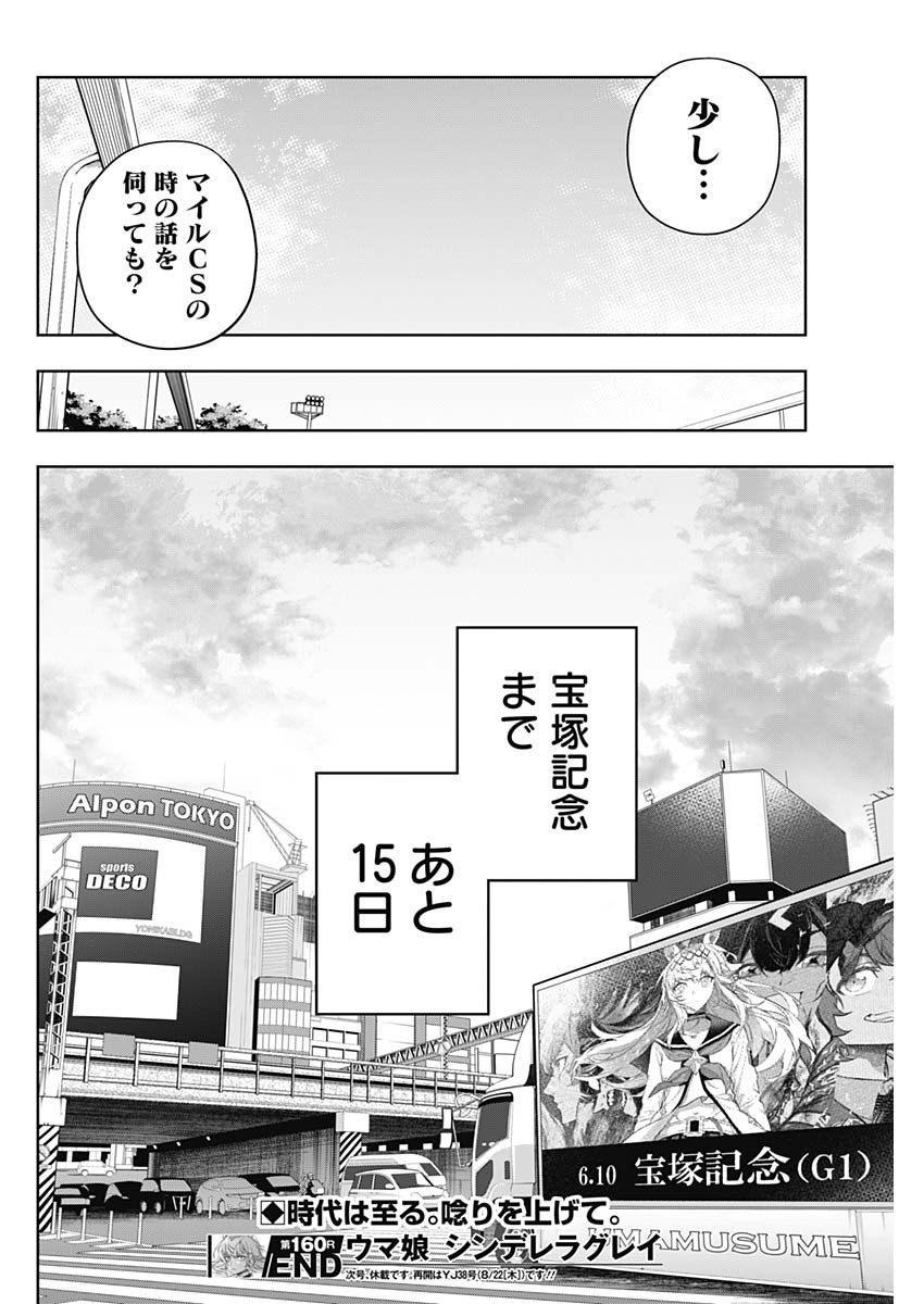 ウマ娘 シンデレラグレイ 第160話 - Page 18