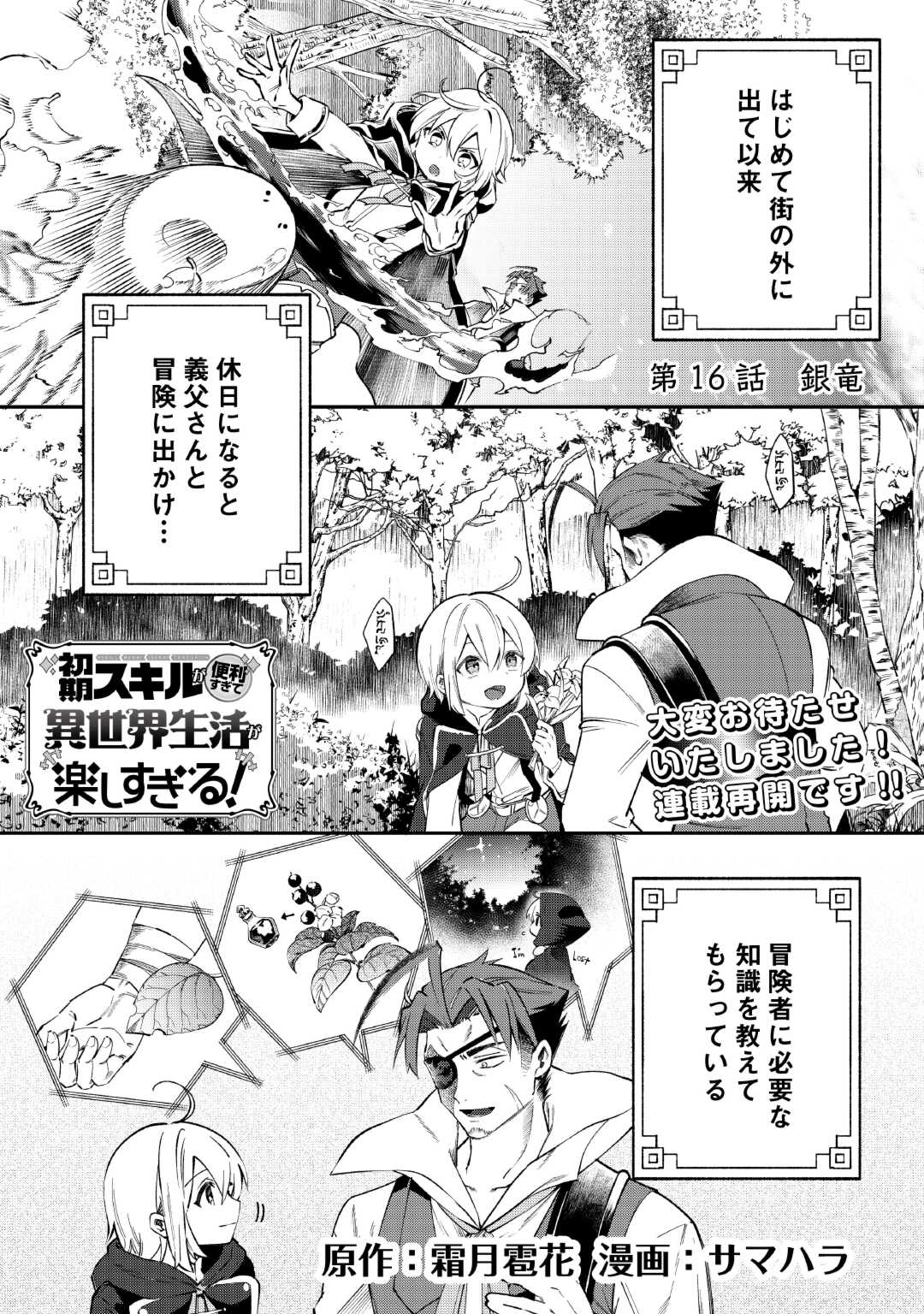 初期スキルが便利すぎて異世界生活が楽しすぎる! 第16話 - Page 1