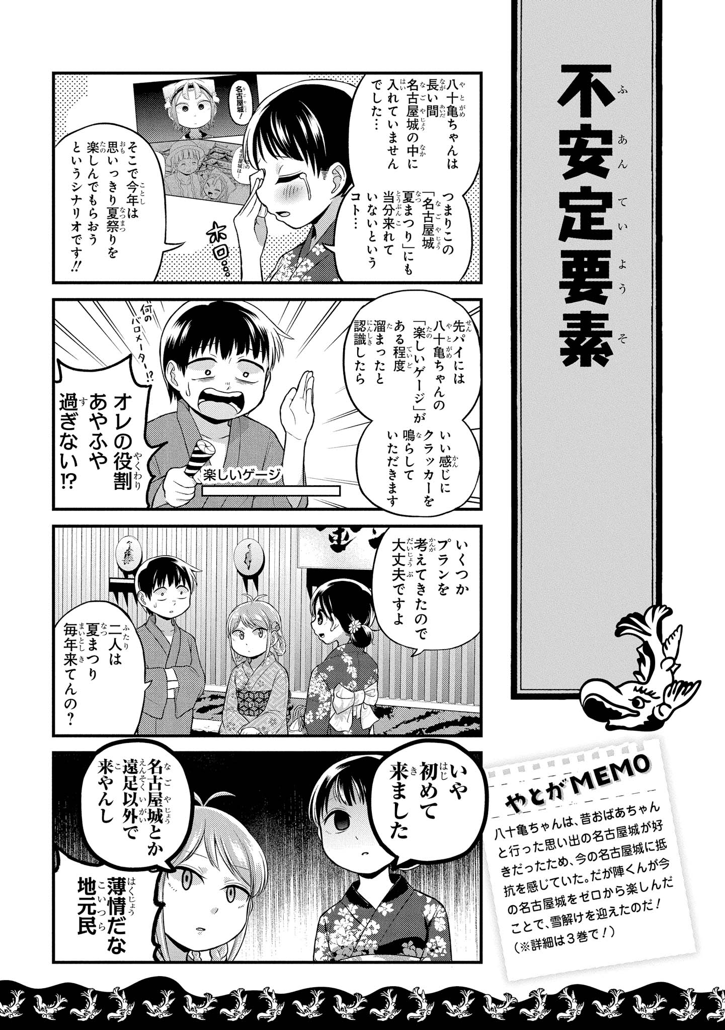 八十亀ちゃんかんさつにっき 第32話 - Page 3