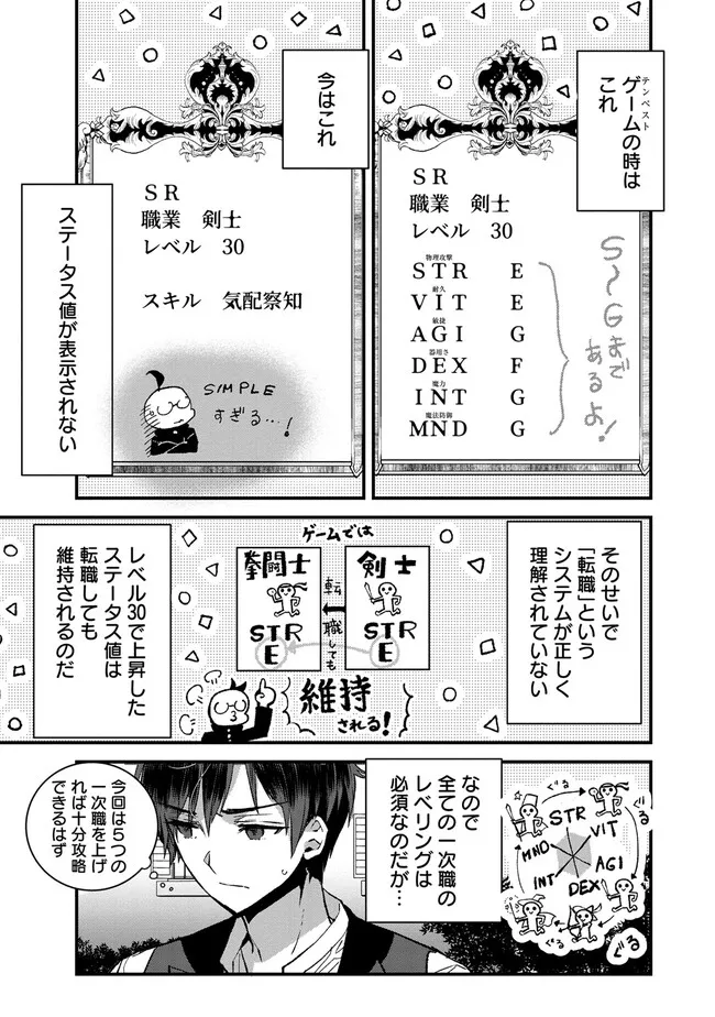 俺、勇者じゃないですから。～VR世界の頂点に君臨せし男。転生し、レベル１の無職からリスタートする～ 第4話 - Page 7