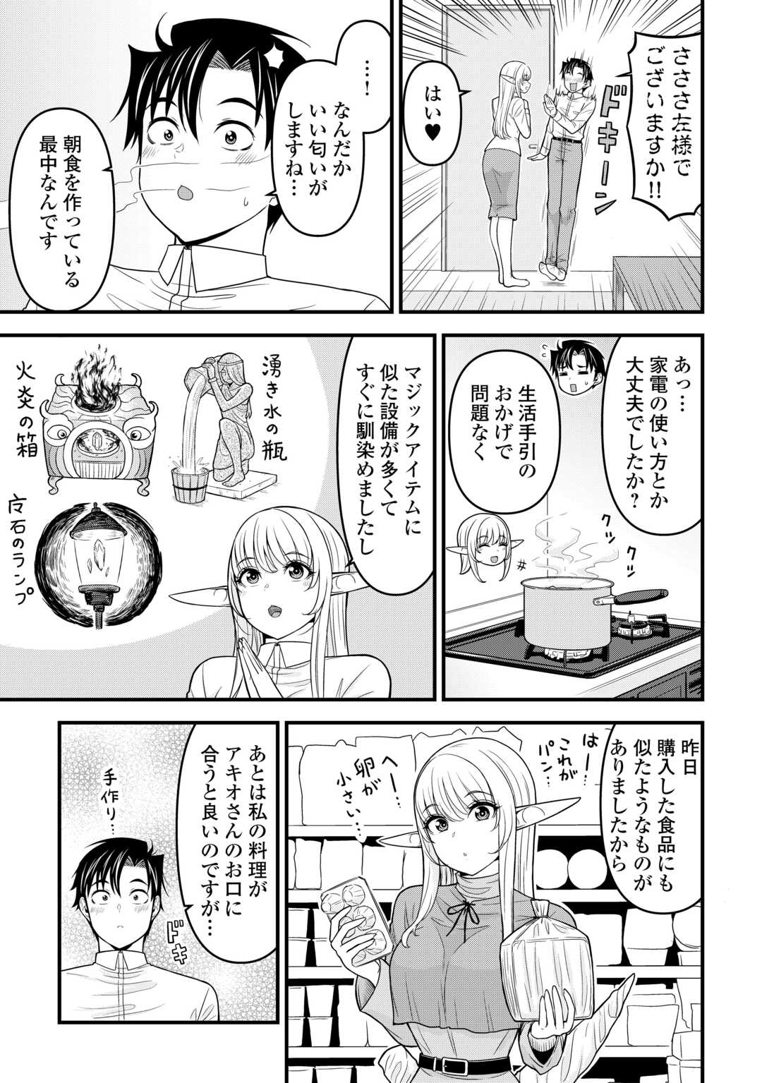 異世界からエルフさんが落ちてきたのですが!? 第3話 - Page 7