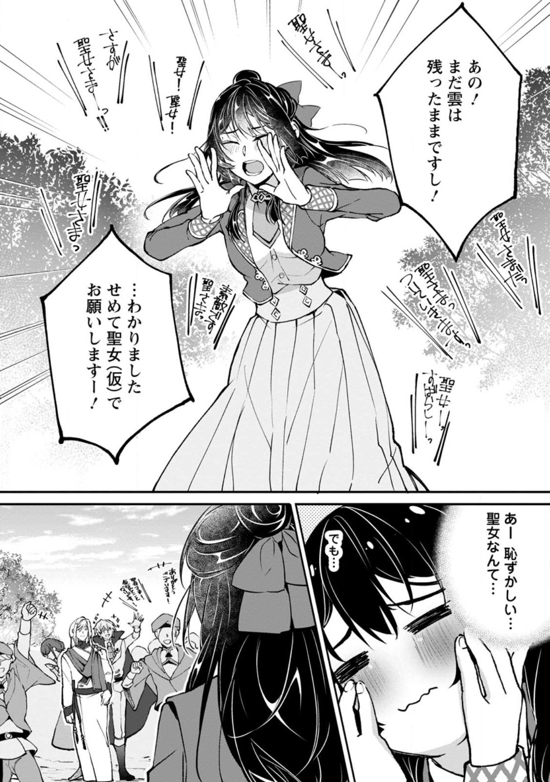 ええ、召喚されて困っている聖女（仮）とは私のことです 第9.3話 - Page 8