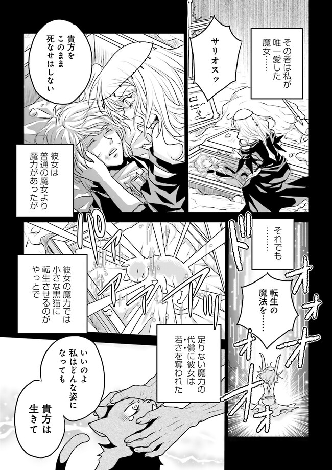 黒い魔女と白い聖女の狭間で～アラサー魔女、聖女になる！ 第9.3話 - Page 7