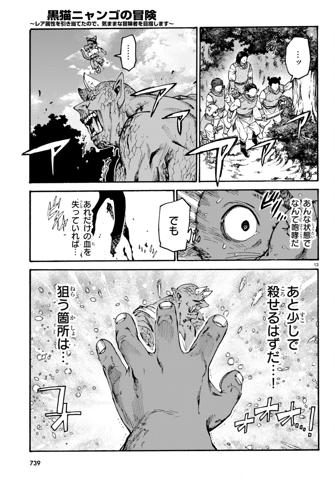 黒猫ニャンゴの冒険 第10話 - Page 13