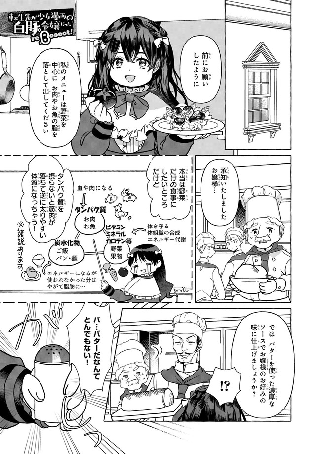 転生先が少女漫画の白豚令嬢だった reBoooot！ 第2.1話 - Page 1