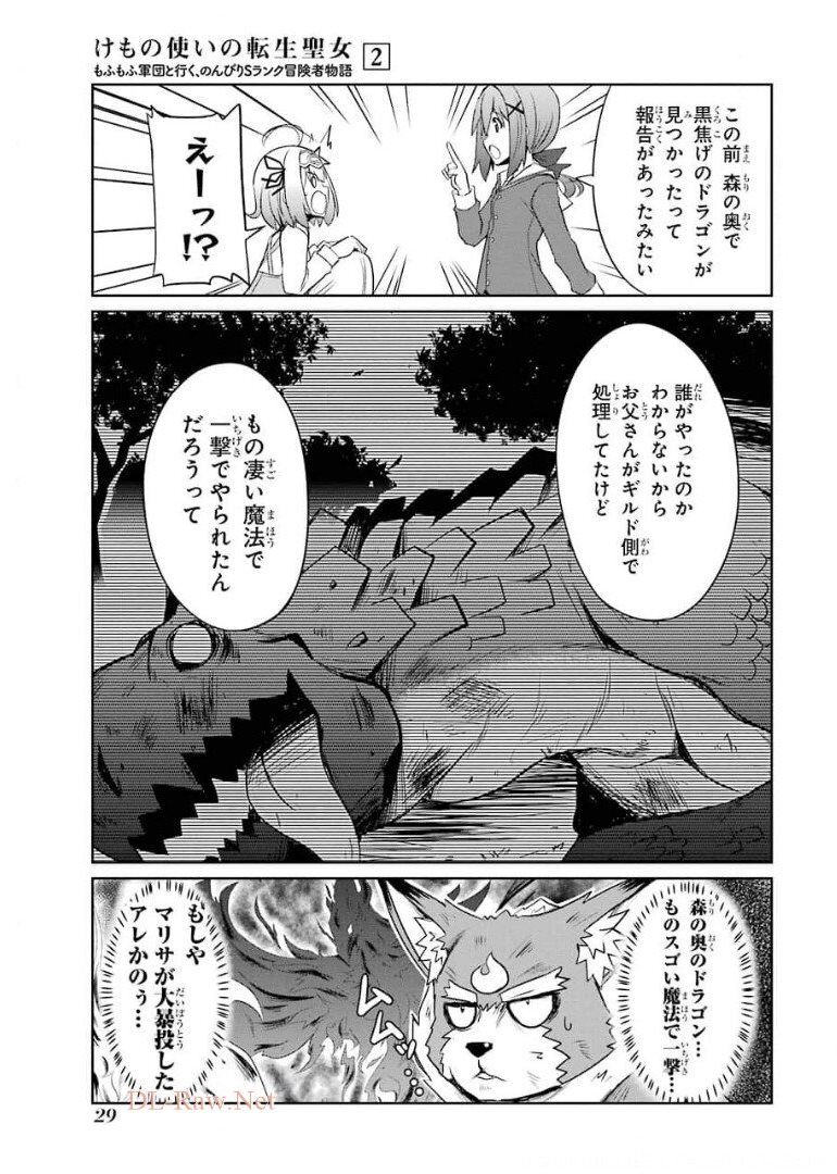 けもの使いの転生聖女 ～もふもふ軍団と行く、のんびりSランク冒険者物語～ 第6話 - Page 27