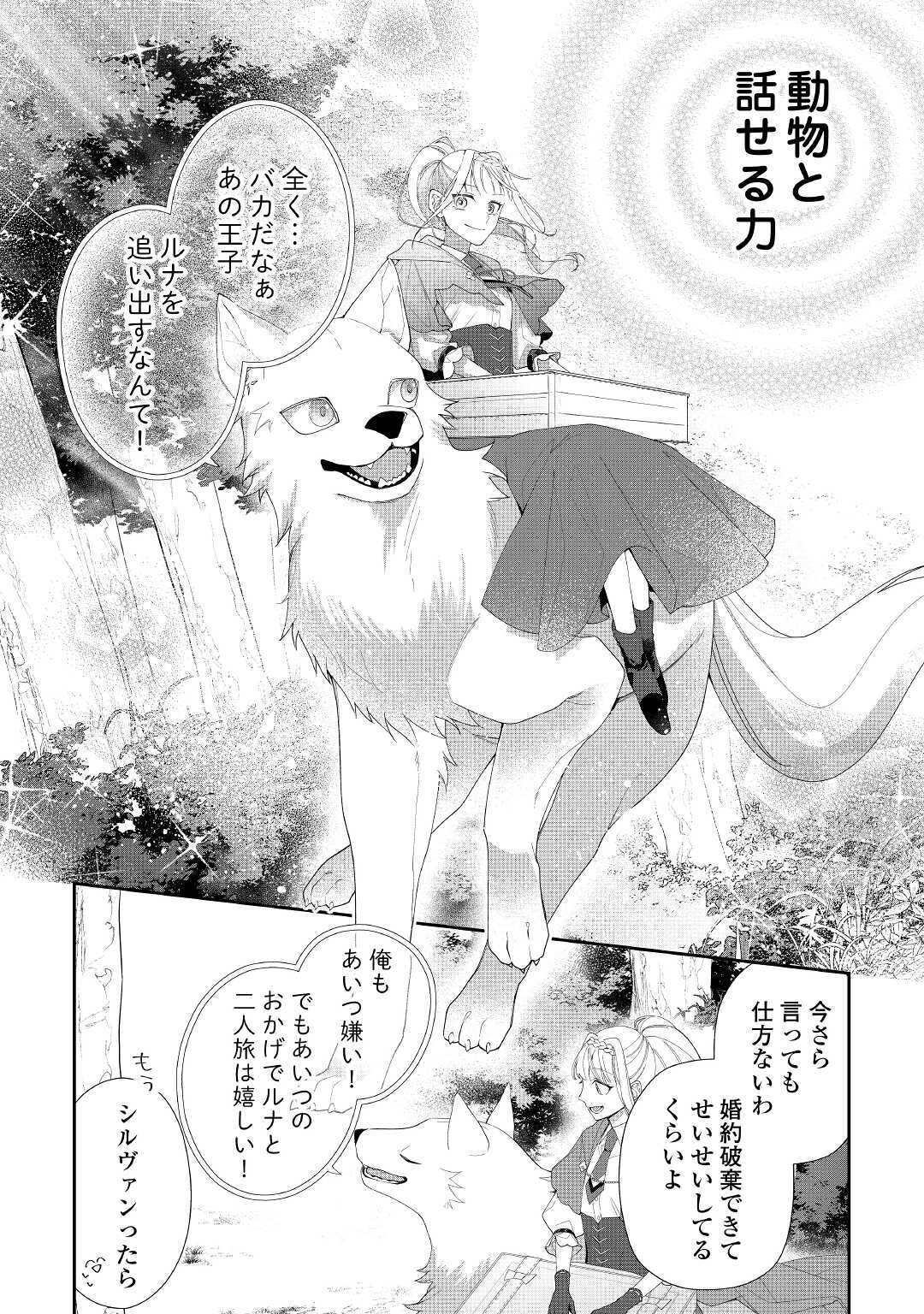 元獣医の令嬢は婚約破棄されましたが、もふもふたちに大人気です！ 第1話 - Page 18