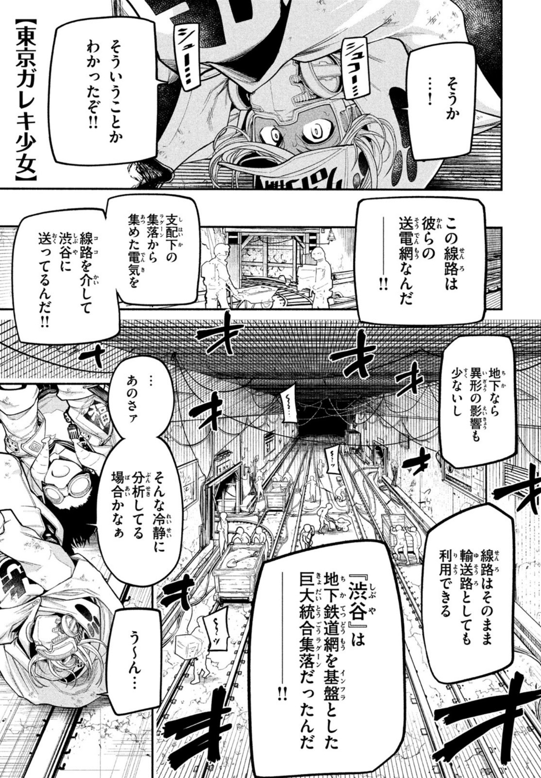 東京ガレキ少女 第3話 - Page 1