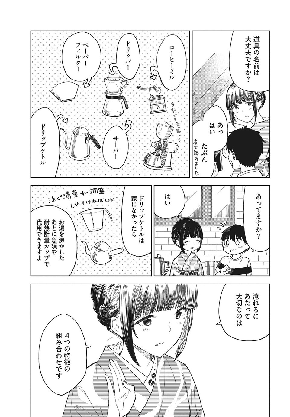 珈琲をしづかに 第21.2話 - Page 6