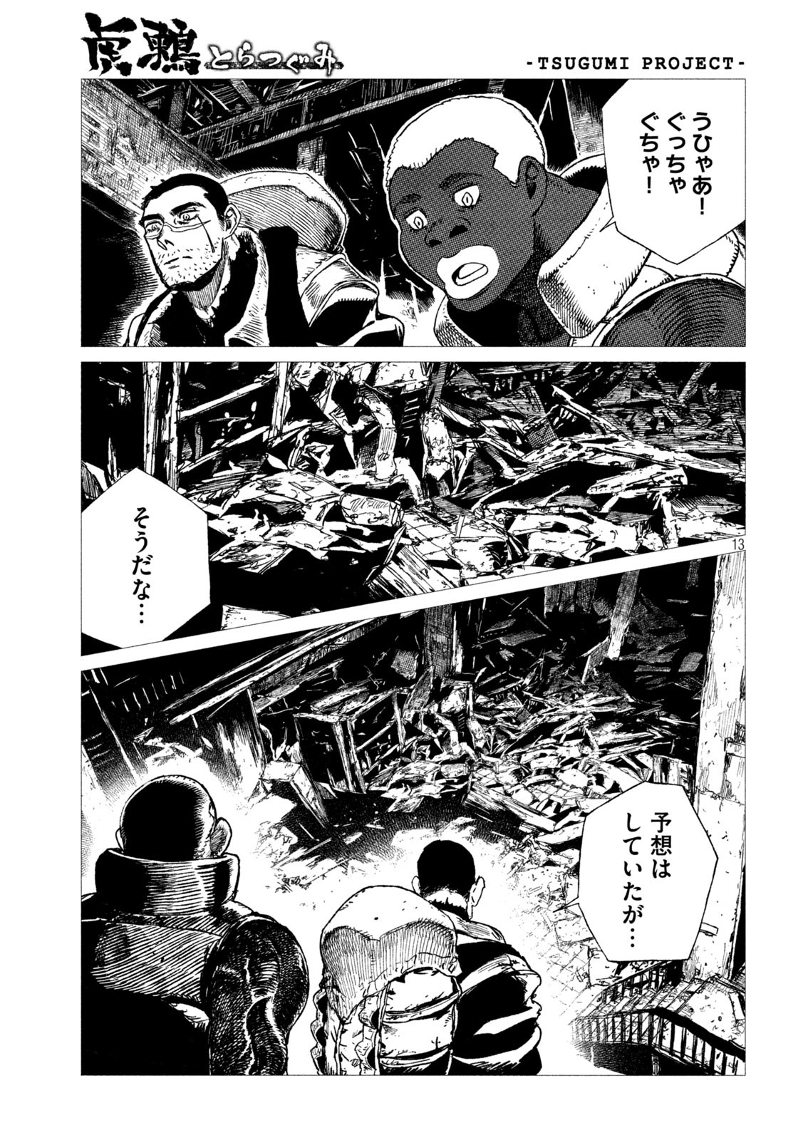 虎鶫 とらつぐみ -TSUGUMI PROJECT- 第12話 - Page 13