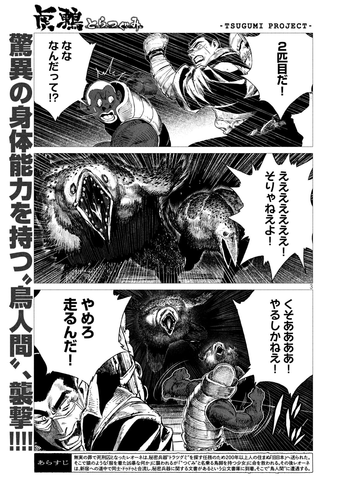 虎鶫 とらつぐみ -TSUGUMI PROJECT- 第14話 - Page 3