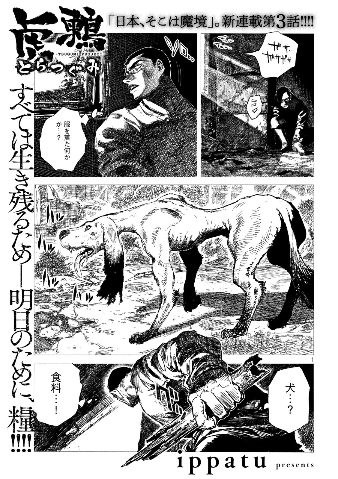 虎鶫 とらつぐみ -TSUGUMI PROJECT- 第3話 - Page 1