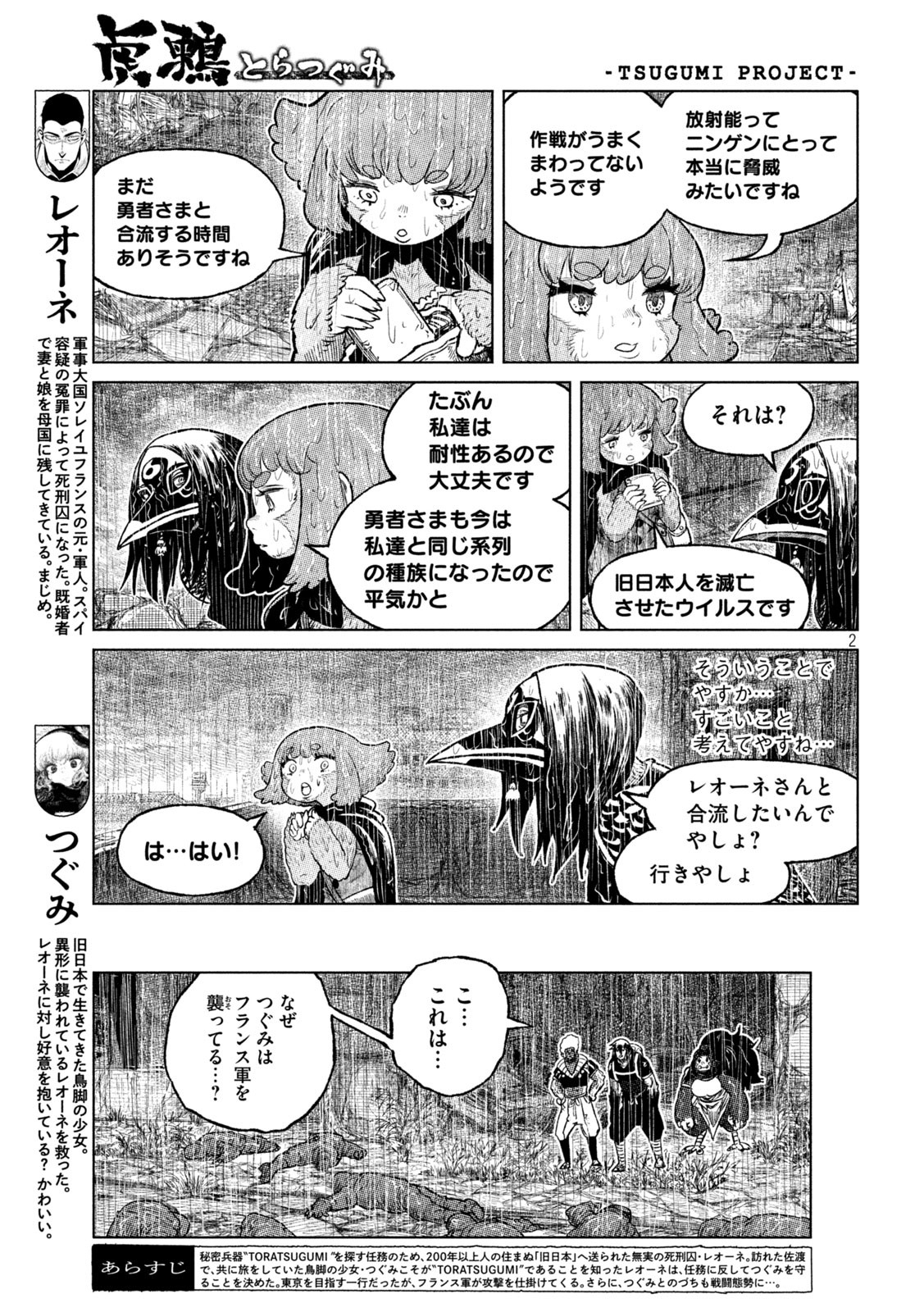 虎鶫 とらつぐみ -TSUGUMI PROJECT- 第55話 - Page 2
