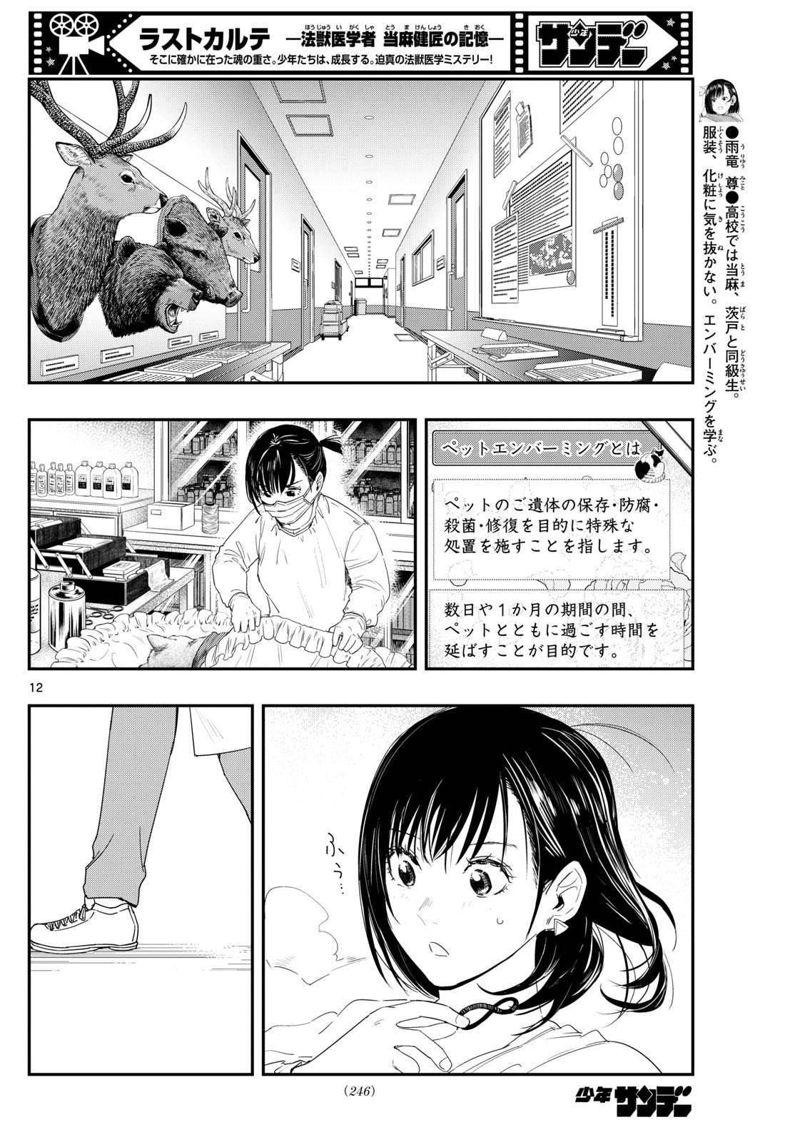 ラストカルテ-法獣医学者 当麻健匠の記憶- 第94話 - Page 12