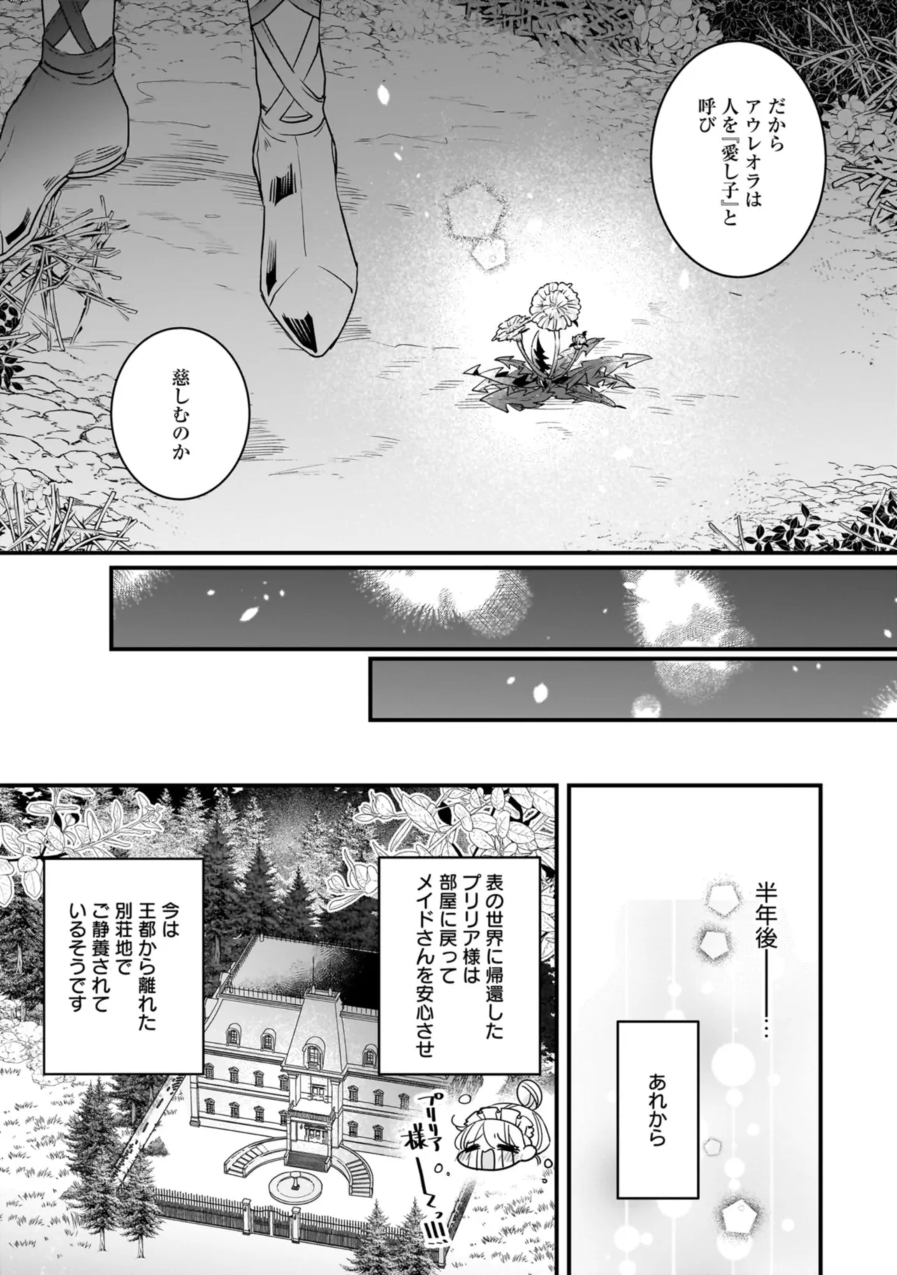 Tensei Seijo ni Isekai Slow Life 転生聖女の異世界スローライフ 転生聖女の異世界スローライフ ～奇跡の花を育てたら、魔法騎士に溺愛されました～ 第24.2話 - Page 5