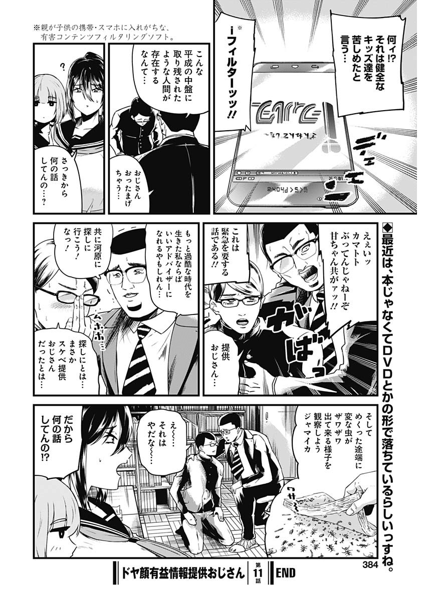 ドヤ顔有益情報提供おじさん 第11話 - Page 8