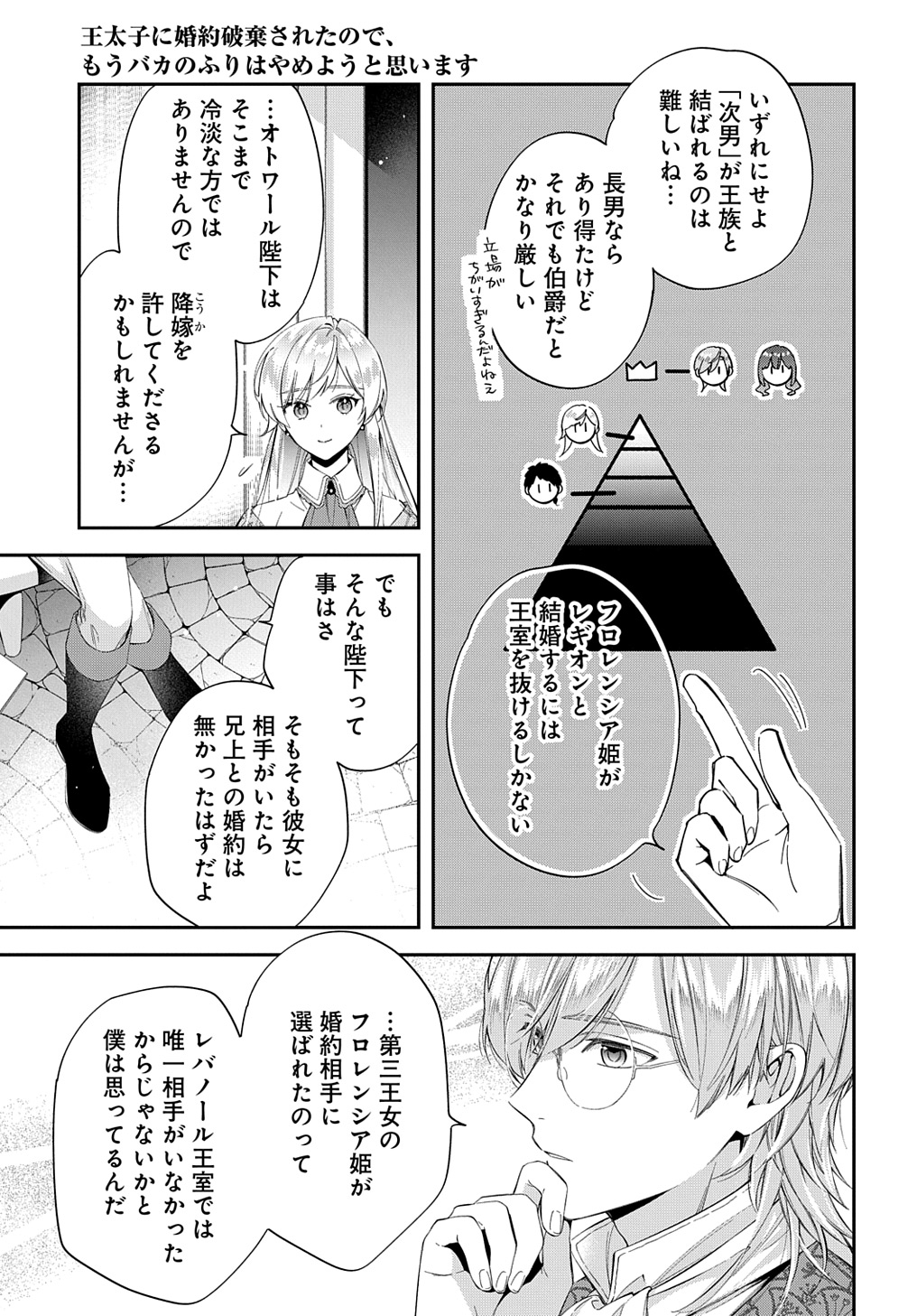 王太子に婚約破棄されたので、もうバカのふりはやめようと思います 第24話 - Page 23