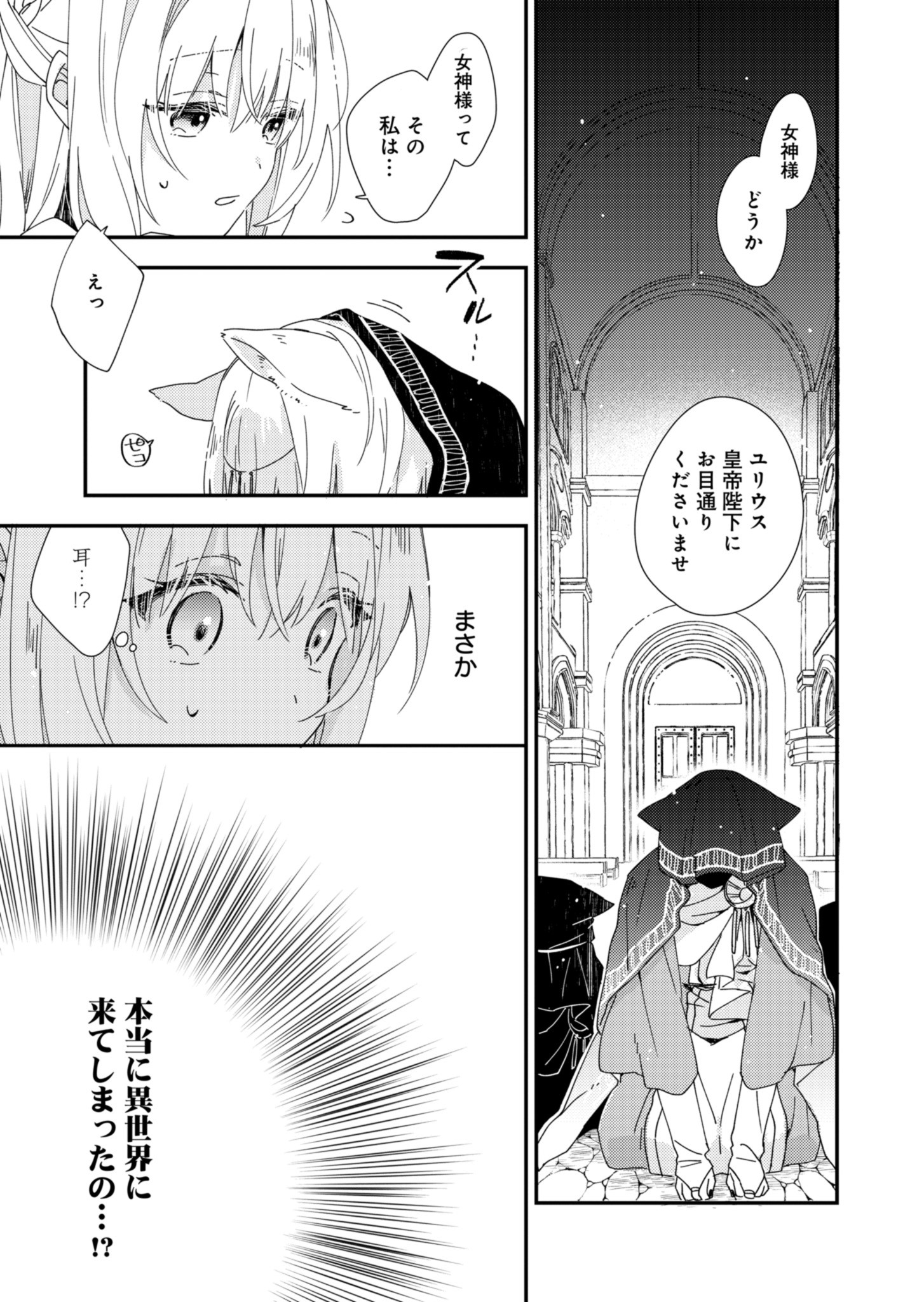 異世界で狼皇帝に蜜月を迫られています 第1話 - Page 24