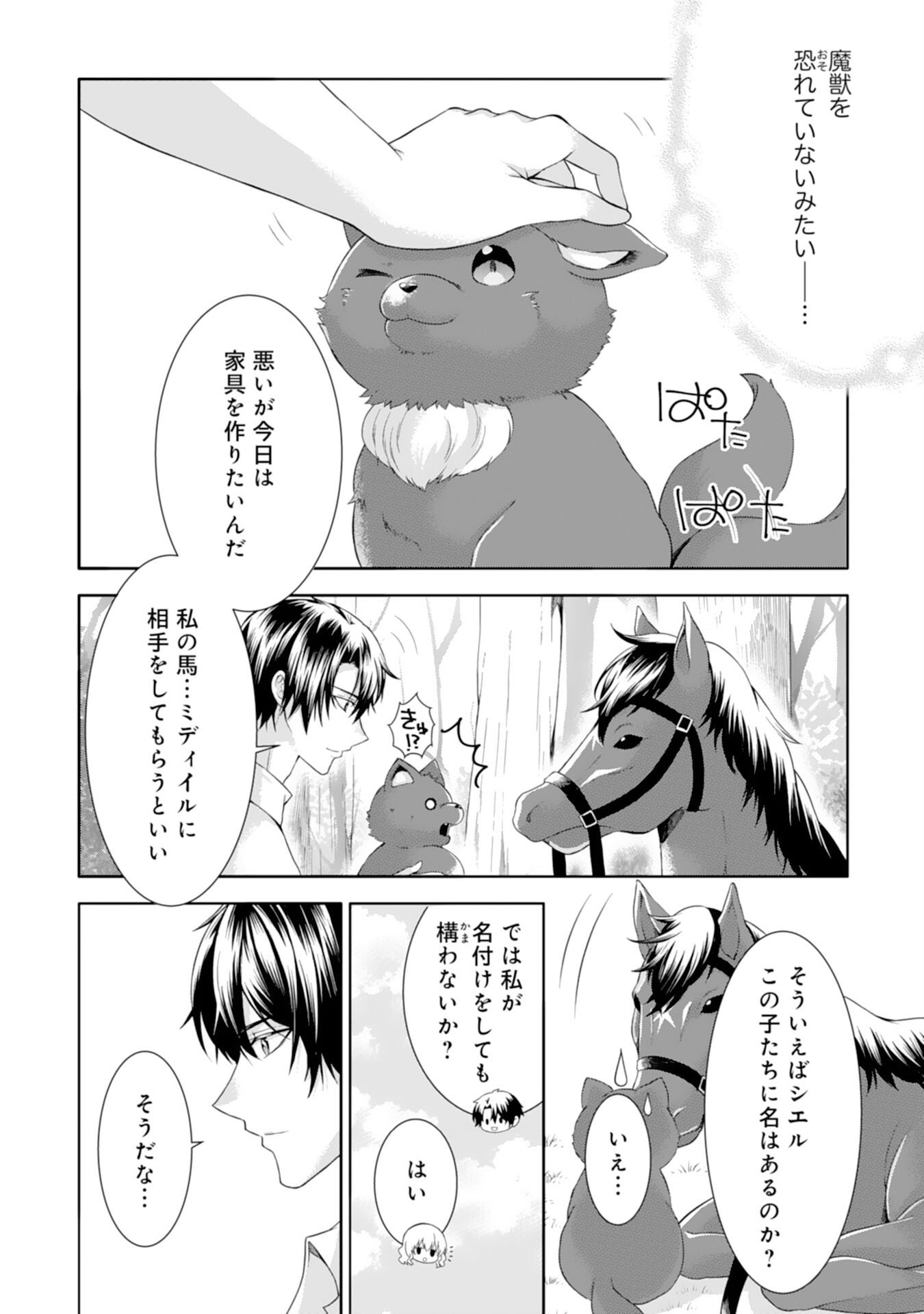 もふもふ魔獣と平穏に暮らしたいのでコワモテ公爵の求婚はお断りです 第2話 - Page 18