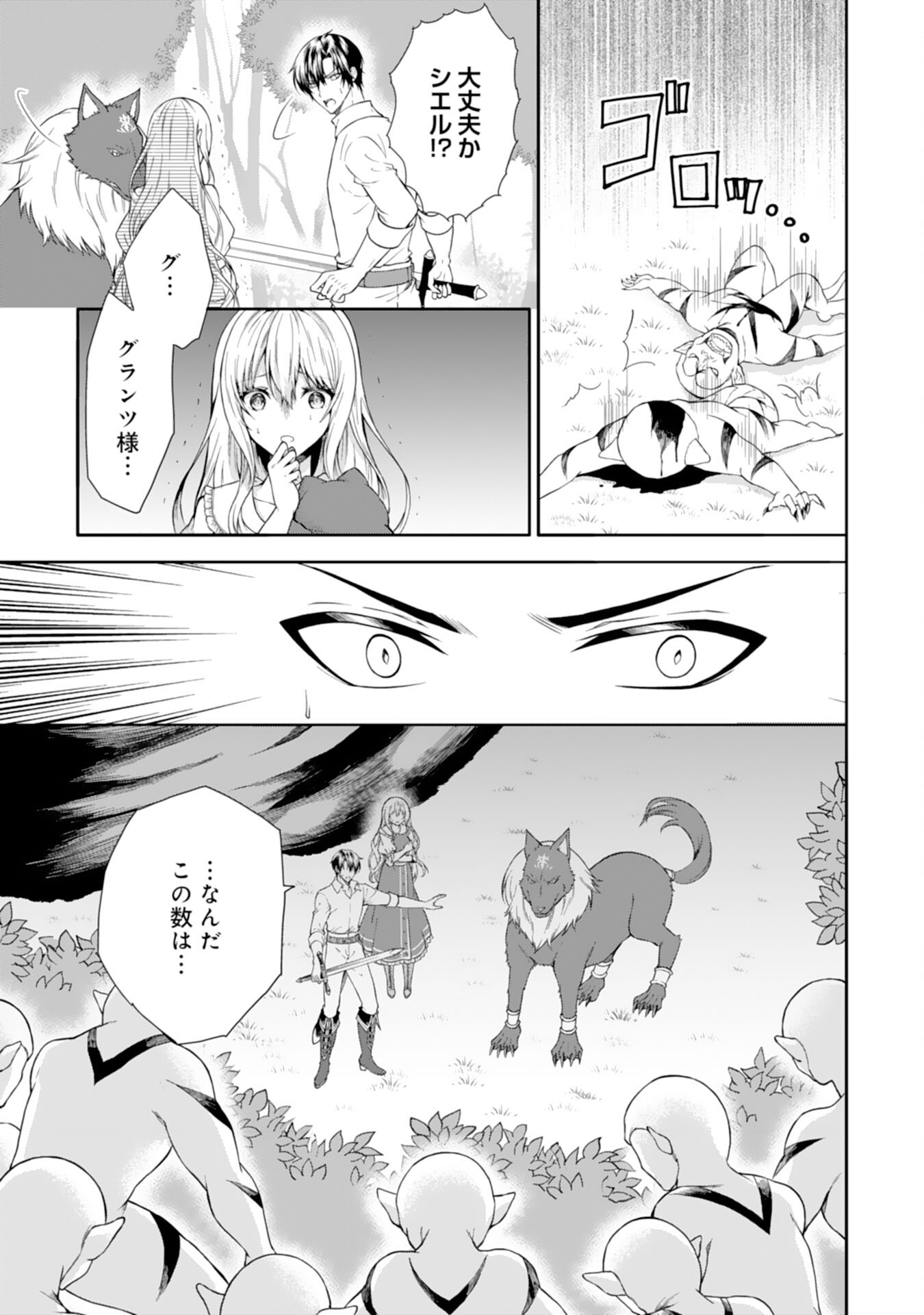 もふもふ魔獣と平穏に暮らしたいのでコワモテ公爵の求婚はお断りです 第7話 - Page 3