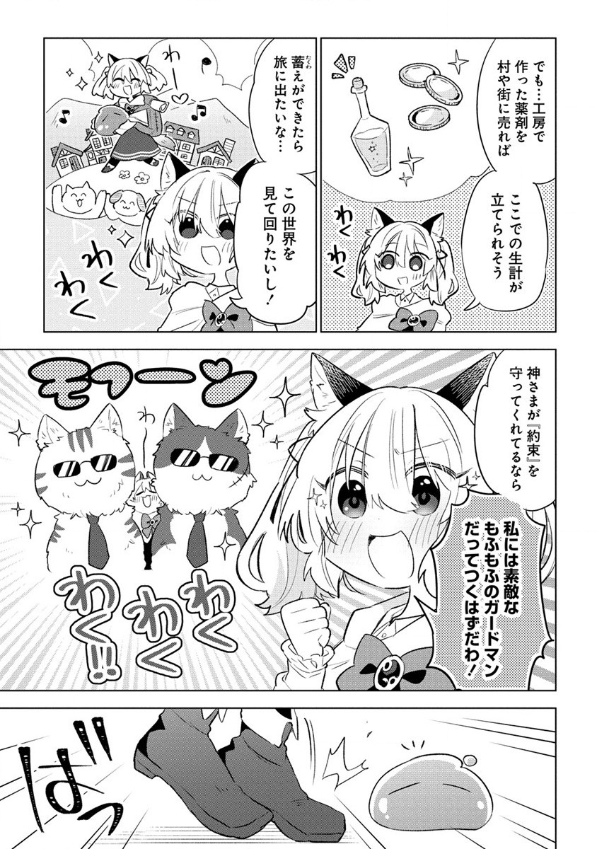 猫耳少女は森でスローライフを送りたい ～もふもふは所望しましたが、聖女とか王子様とかは注文外です～ 第1話 - Page 27