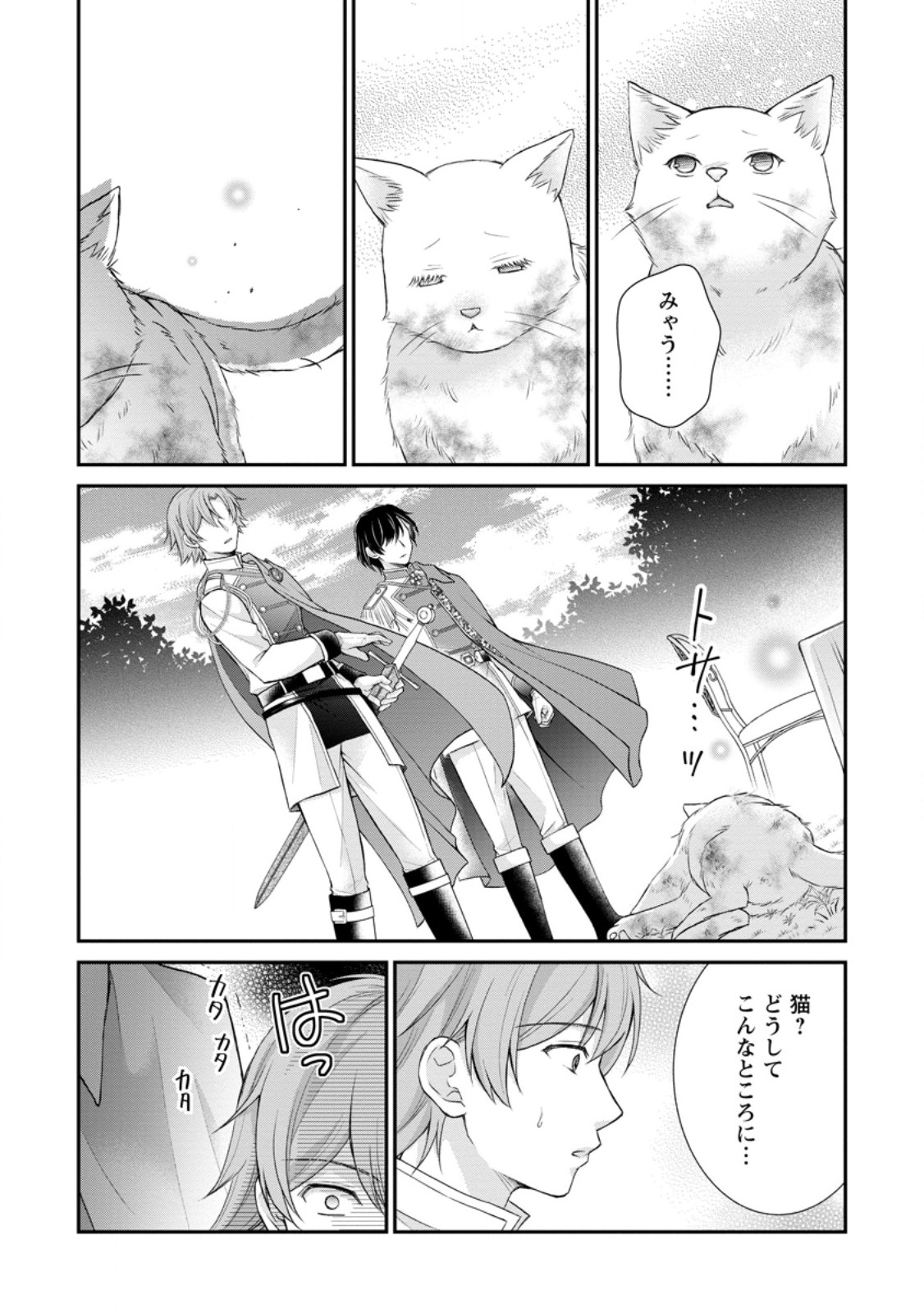 呪いで猫にされた悪女、王太子に拾われる。 第2.2話 - Page 9