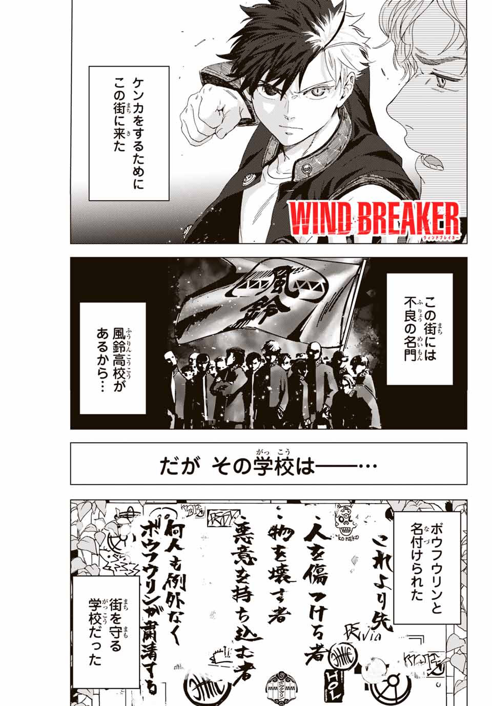 Windbreaker ウィンドブレイカー Wind Breaker (NII Satoru) 第2話 - Page 1