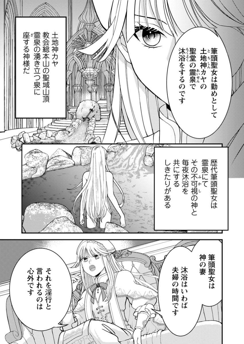 ハリボテ聖女は幼女になり、愛の重い神様と追放ライフを満喫する 第1話 - Page 11