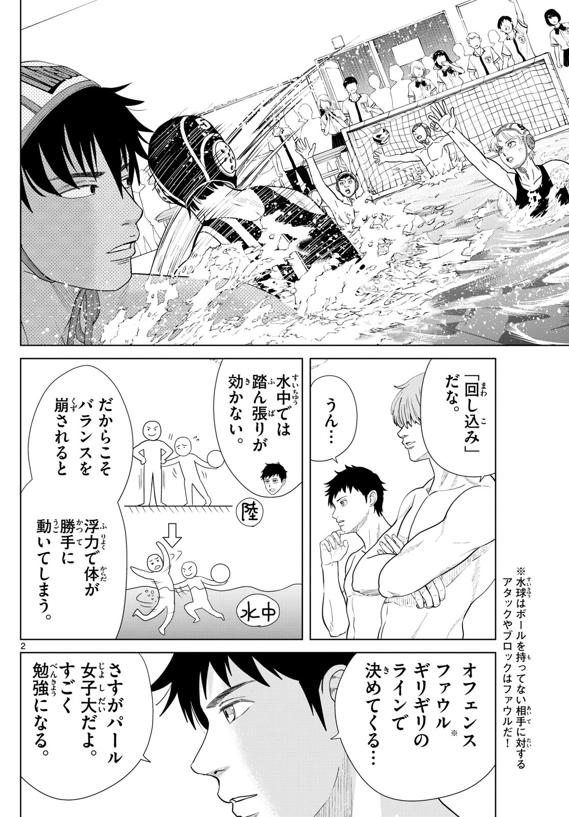 Mizu Polo Mizuporo Water Polo みずぽろ 第31話 - Page 2