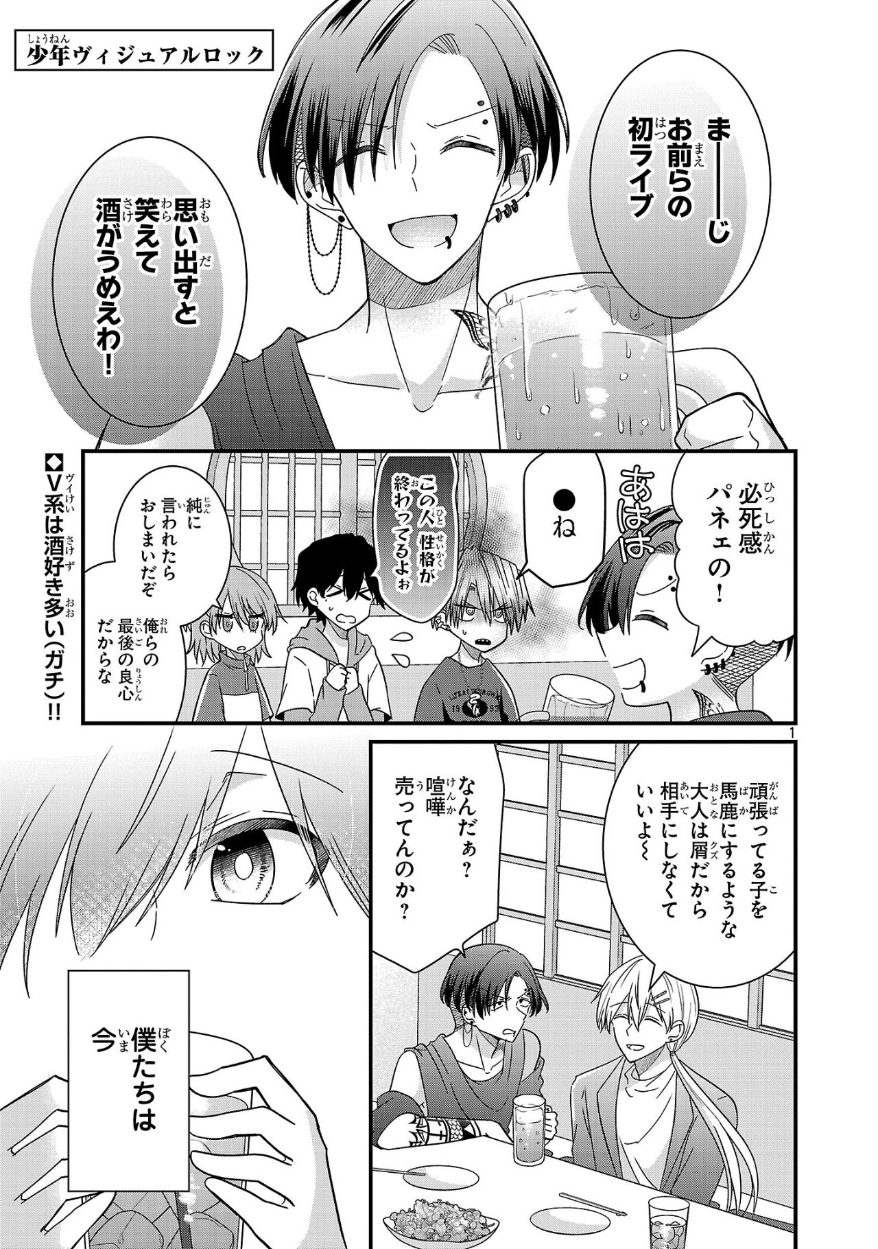 少年ヴィジュアルロック 第11.1話 - Page 1