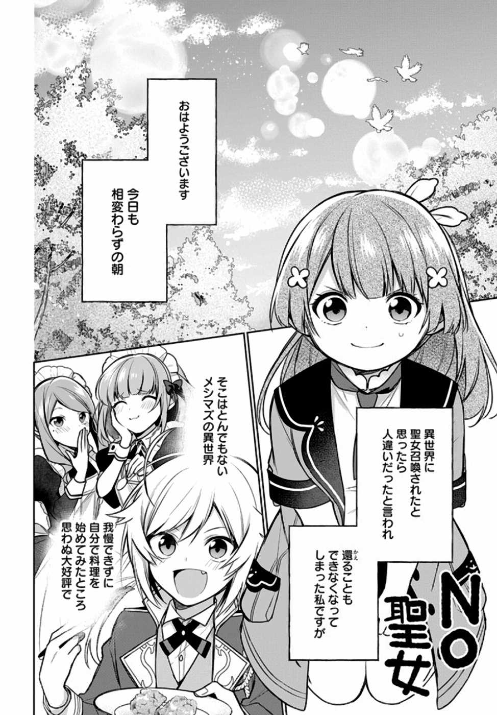 聖女じゃなかったので、王宮でのんびりご飯を作ることにしました 第9話 - Page 2