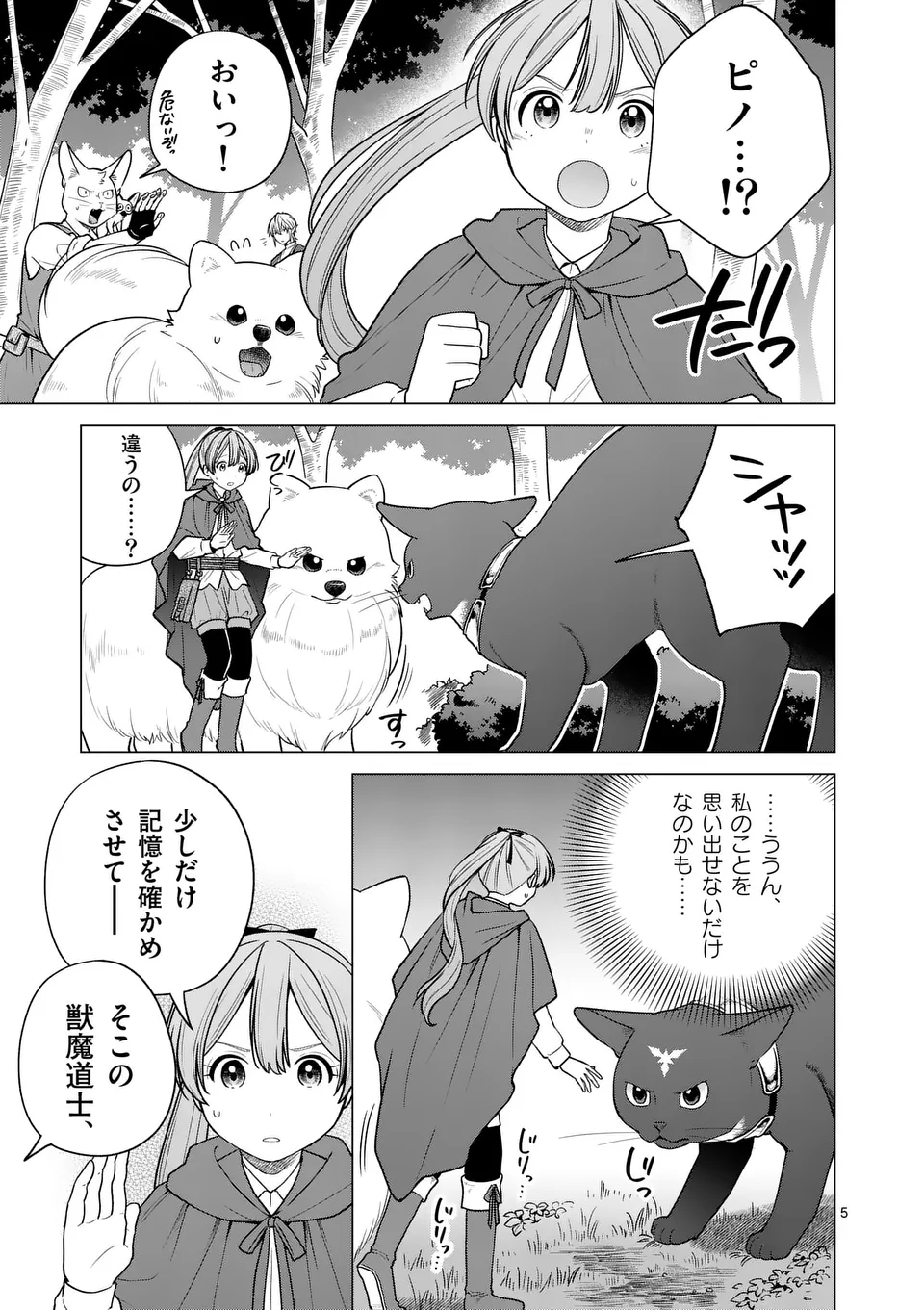 異世界ポメラニアンと虹のもふもふ旅 第16話 - Page 5