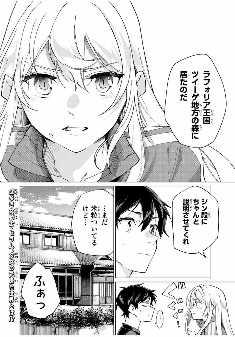 田んぼで拾った女騎士、田舎で俺の嫁だと思われている 第3話 - Page 15